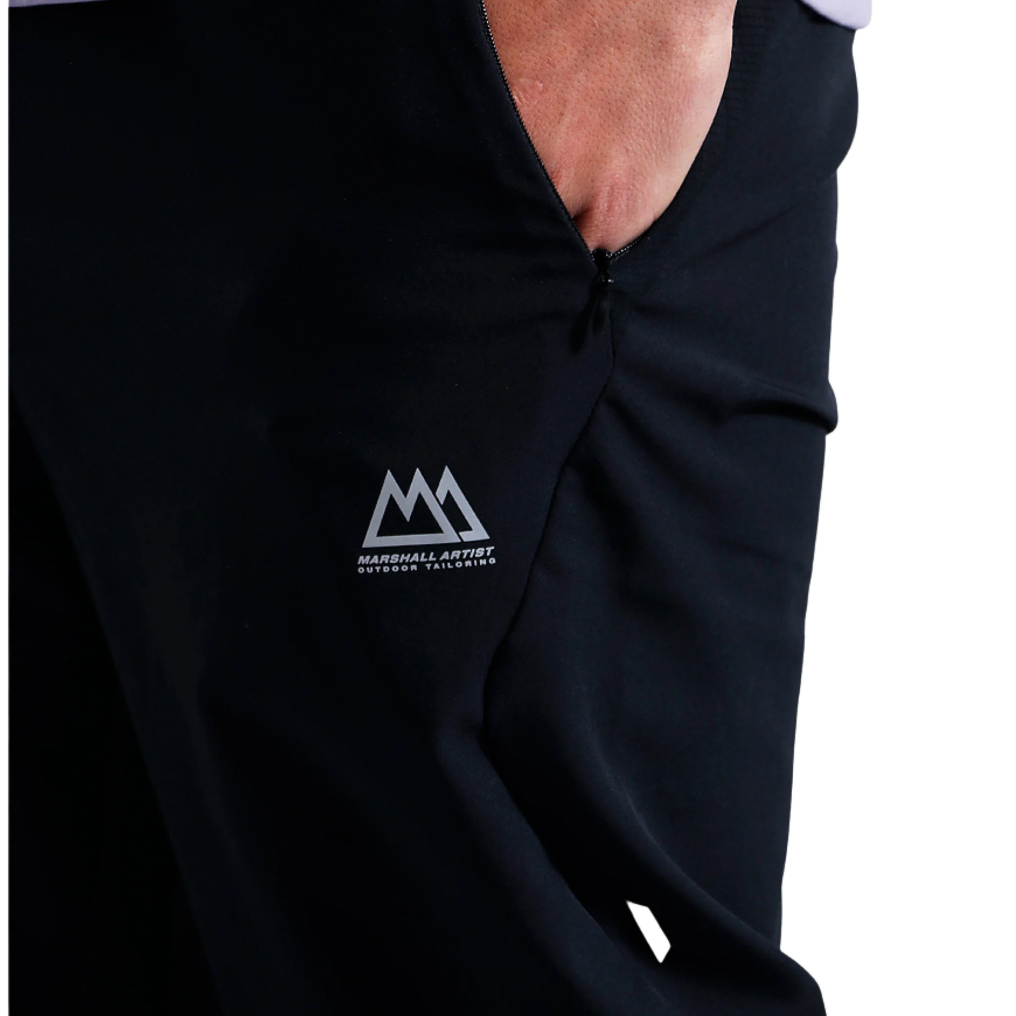 Mens Marshall Artist Black Strike Track Pants - Image 3