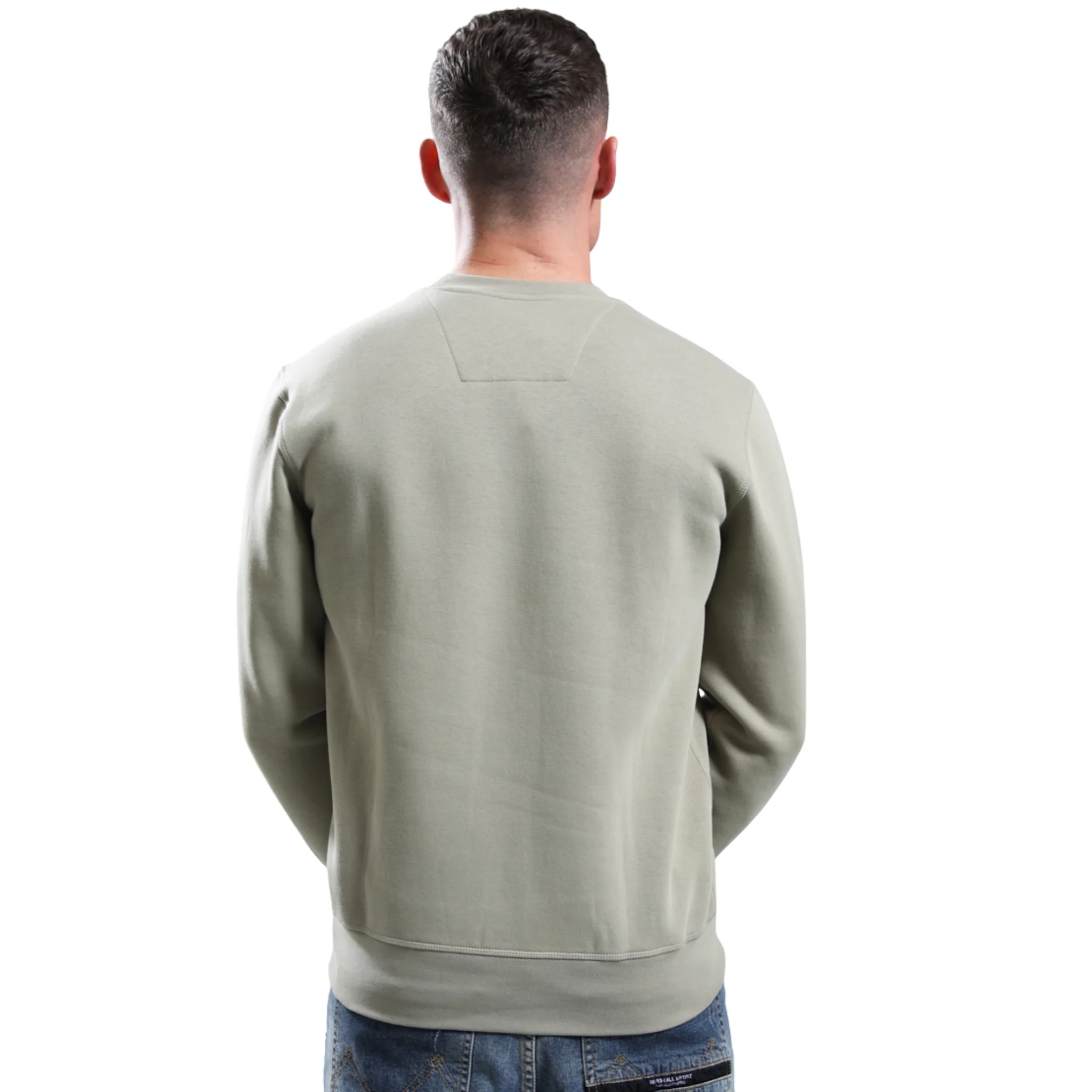 Mens Marshall Artist Dark Stone Marchio Crew Sweatshirt - Image 3
