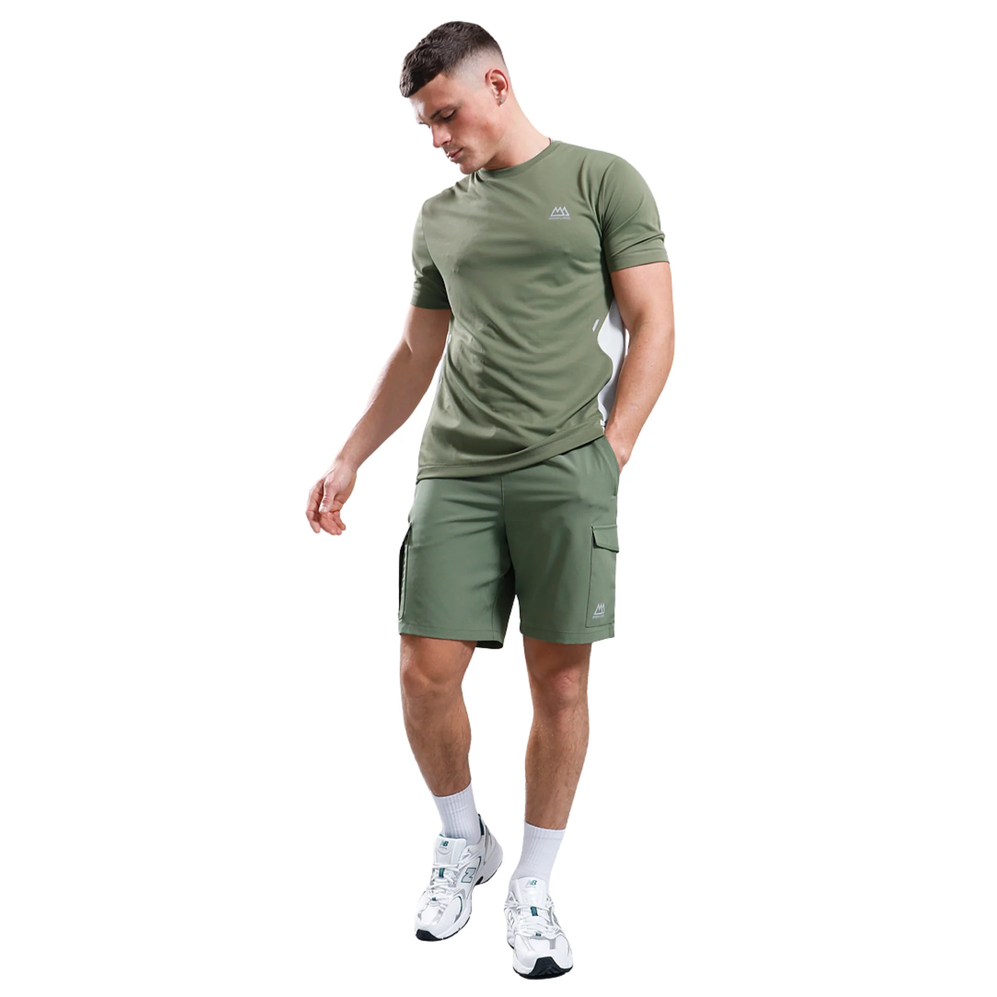 Mens Marshall Artist Khaki Nevis S/s T Shirt - Image 4