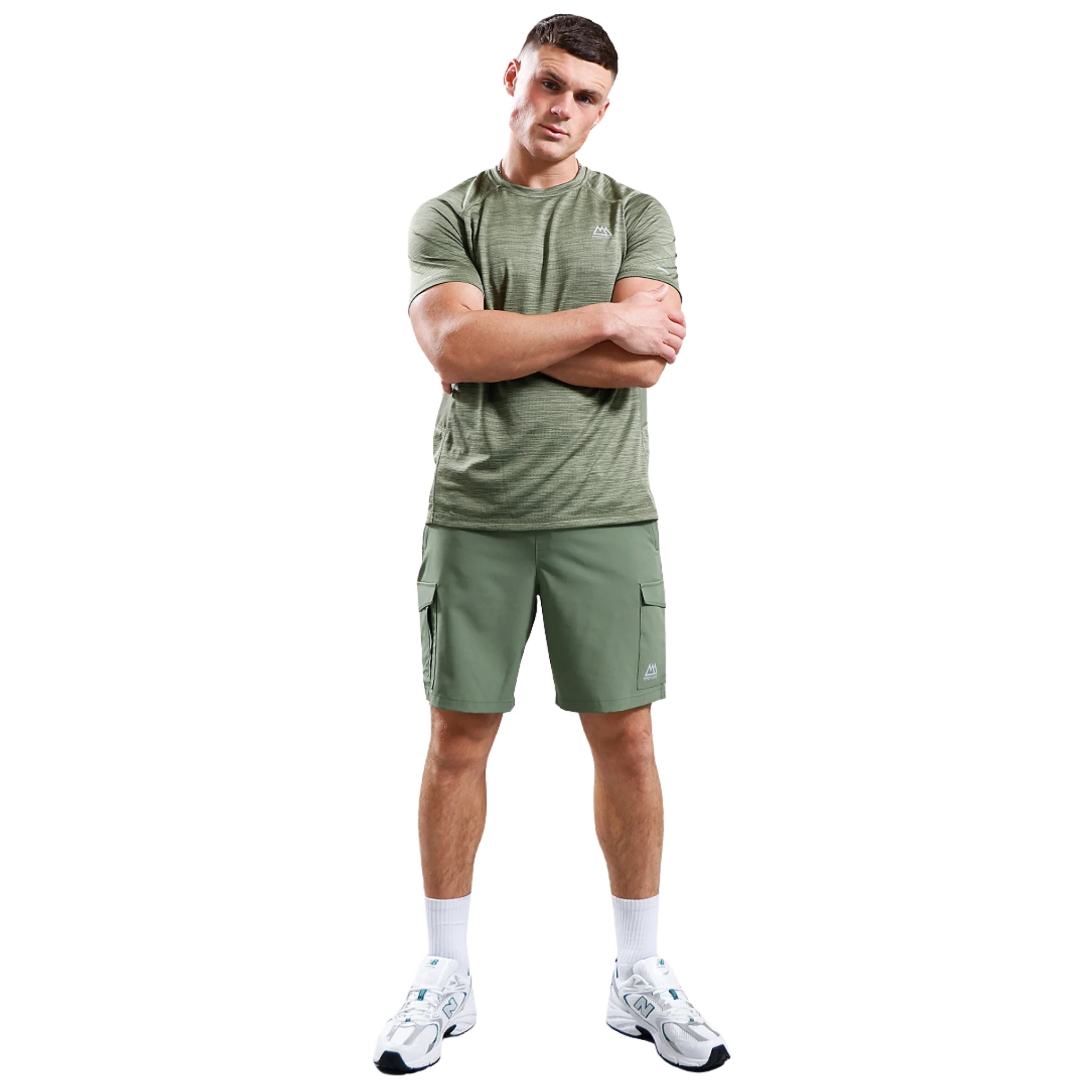 Mens Marshall Artist Khaki Quest S/s T Shirt - Image 4