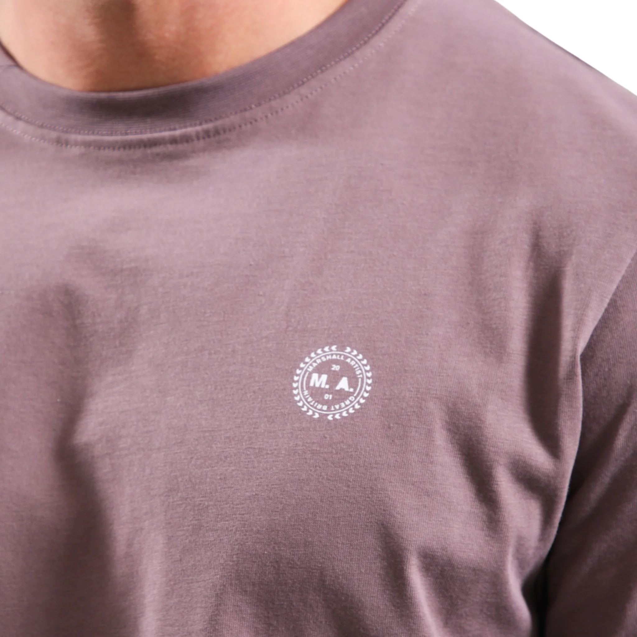 Mens Marshall Artist Mauve Delta S/s T Shirt - Image 3