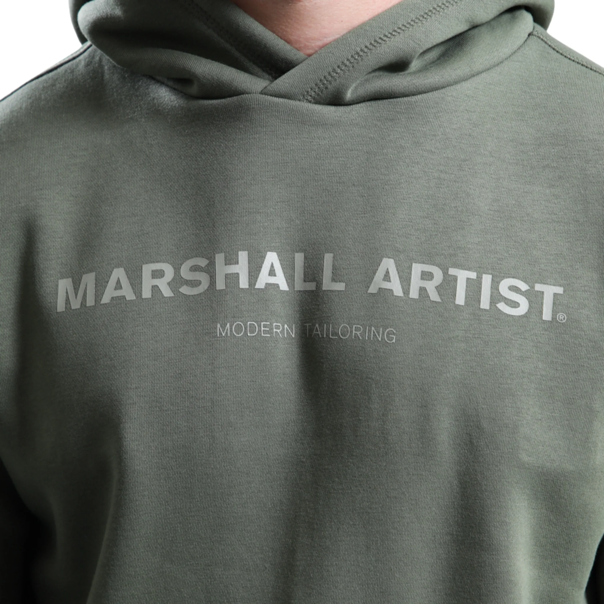 Mens Marshall Artist Moss Stampa Logo Hoodie - Image 2