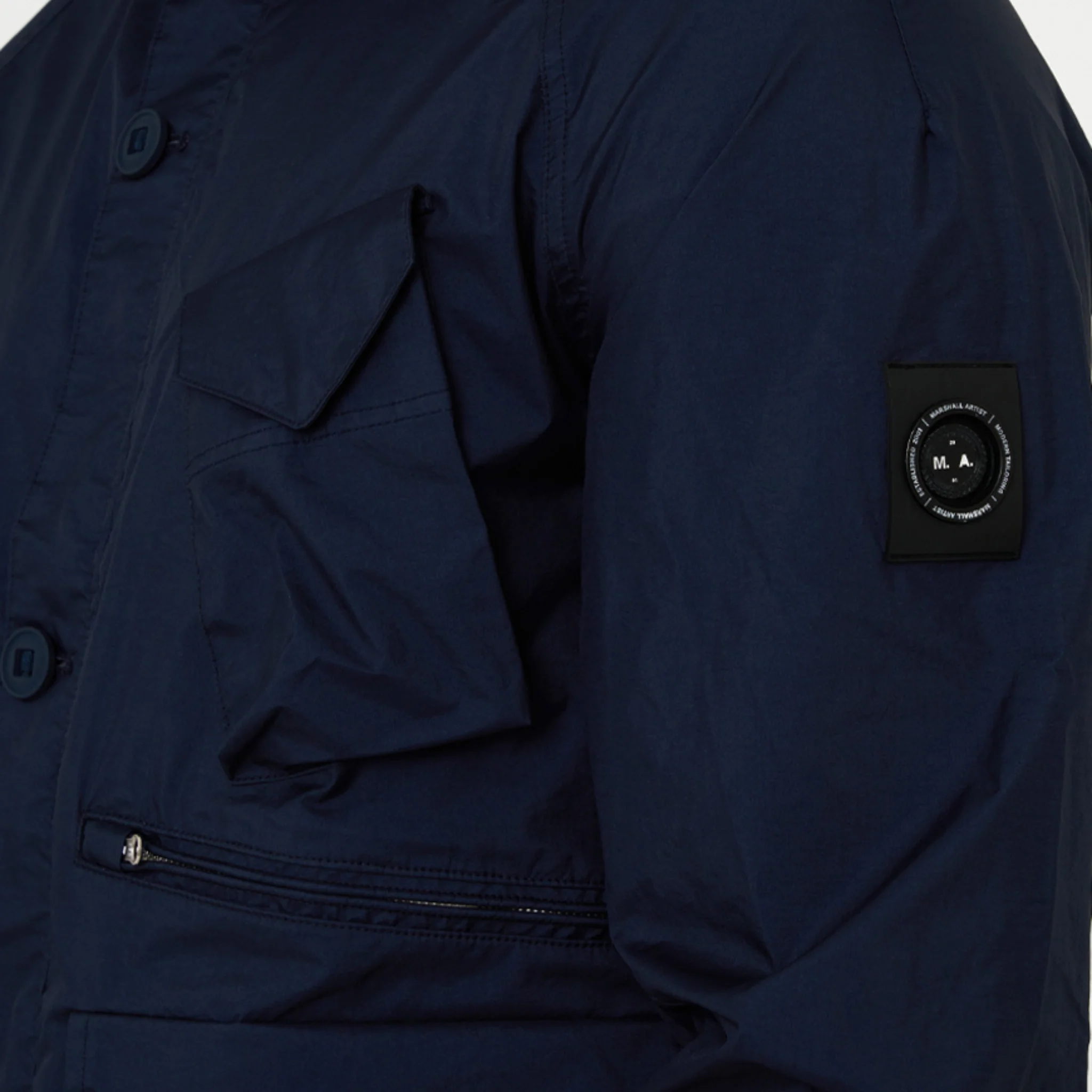 Mens Marshall Artist Navy Coastal Jacket - Image 3