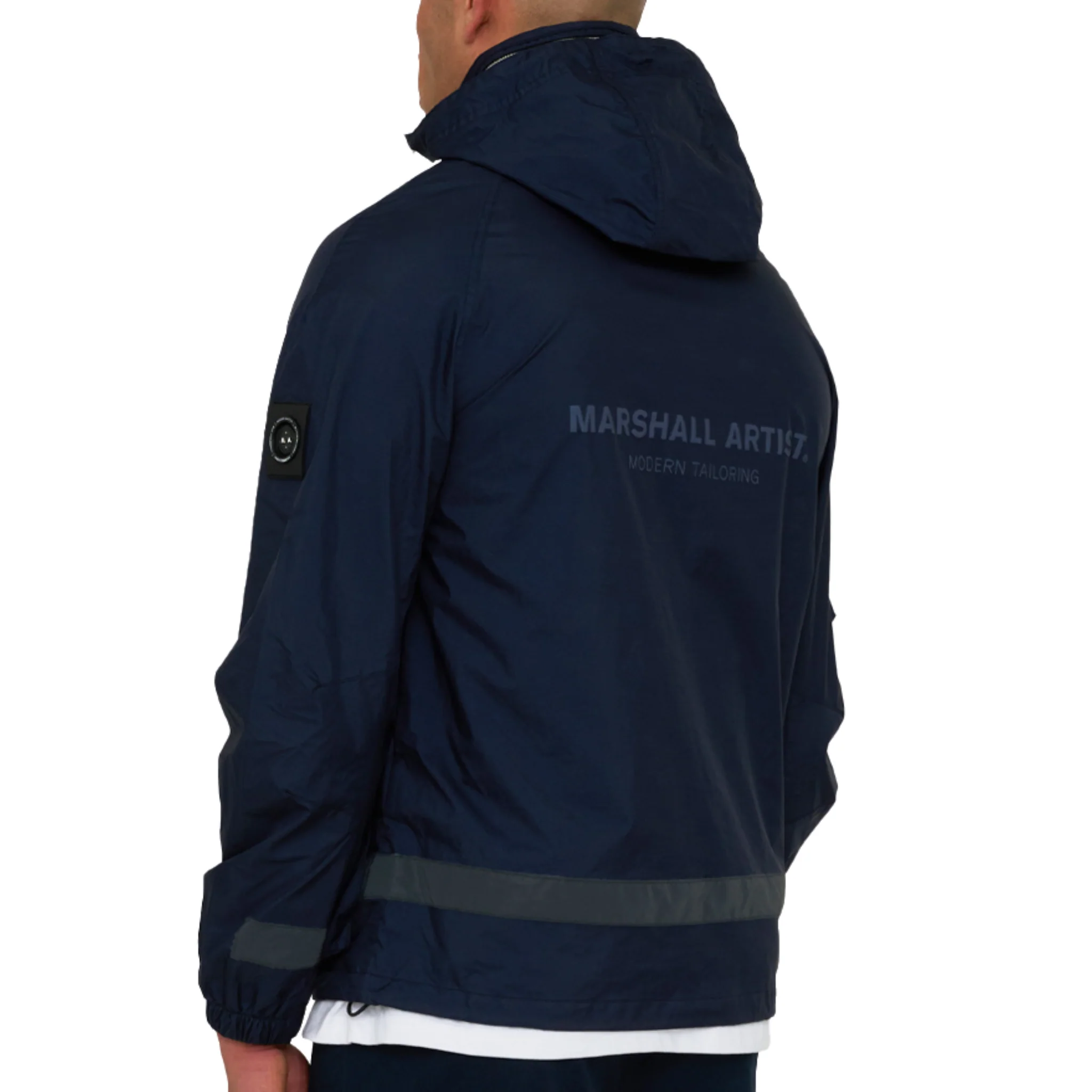 Mens Marshall Artist Navy Coastal Jacket - Image 9