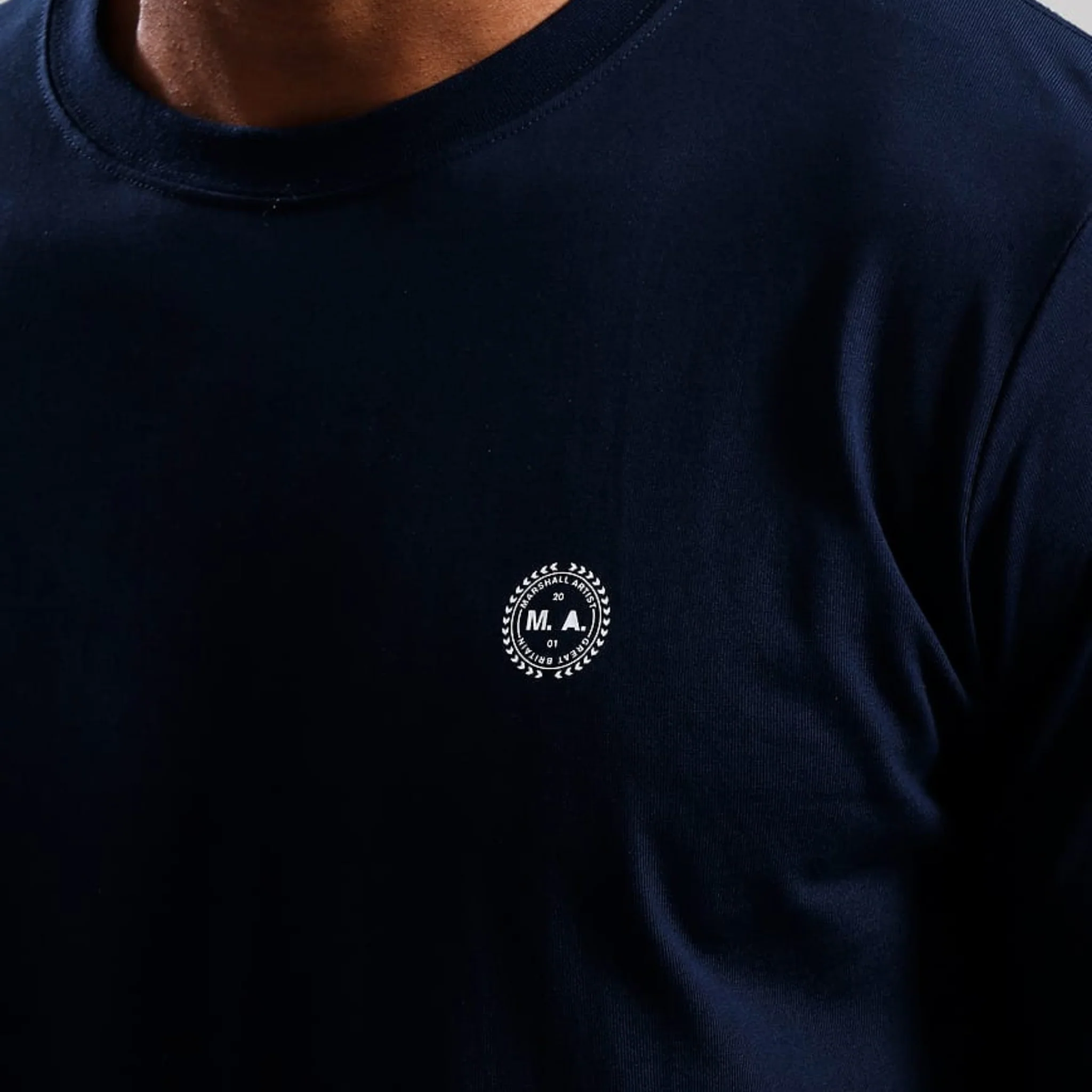 Mens Marshall Artist Navy Delta S/s T Shirt - Image 2