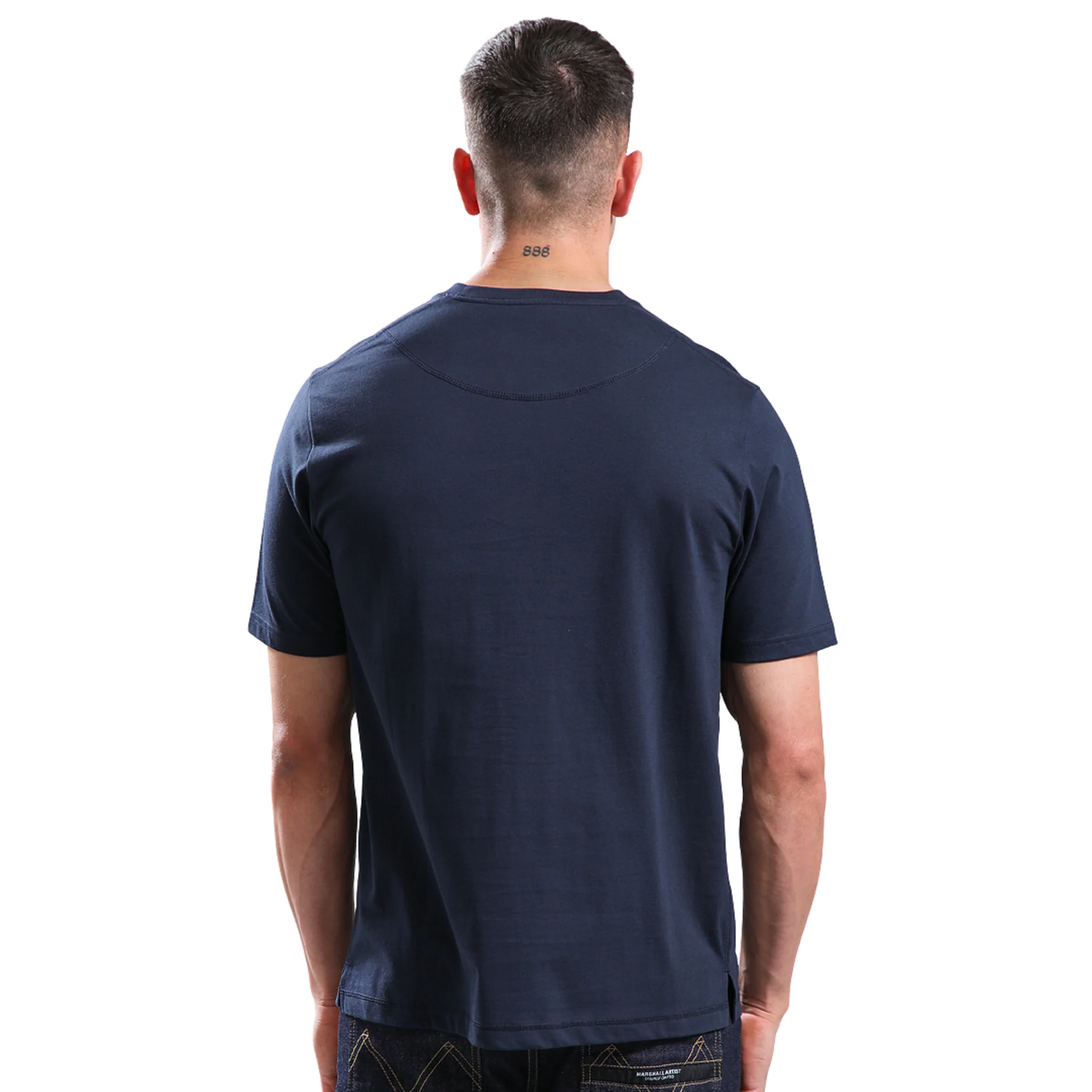 Mens Marshall Artist Navy Foundation S/s T Shirt - Image 2