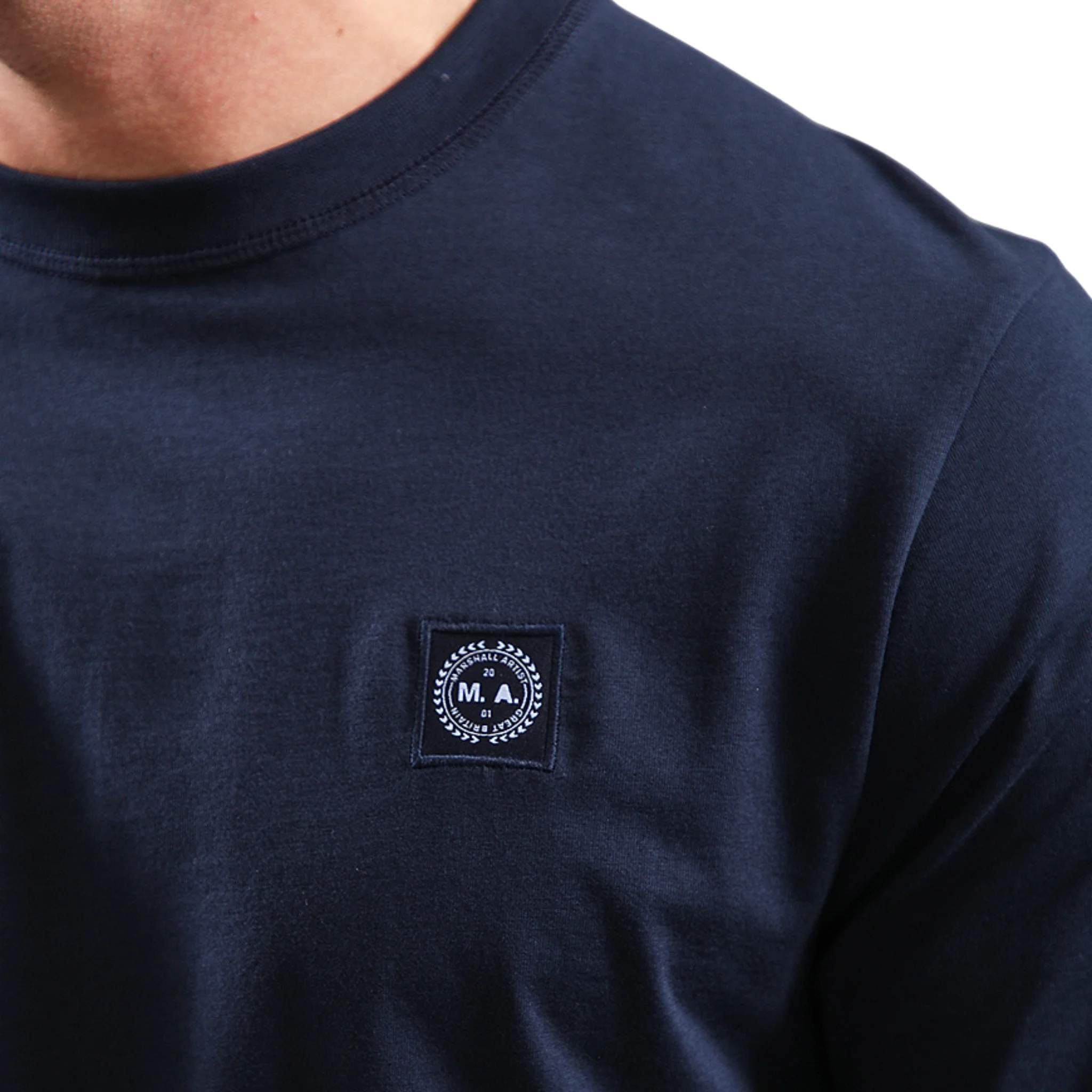 Mens Marshall Artist Navy Foundation S/s T Shirt - Image 3