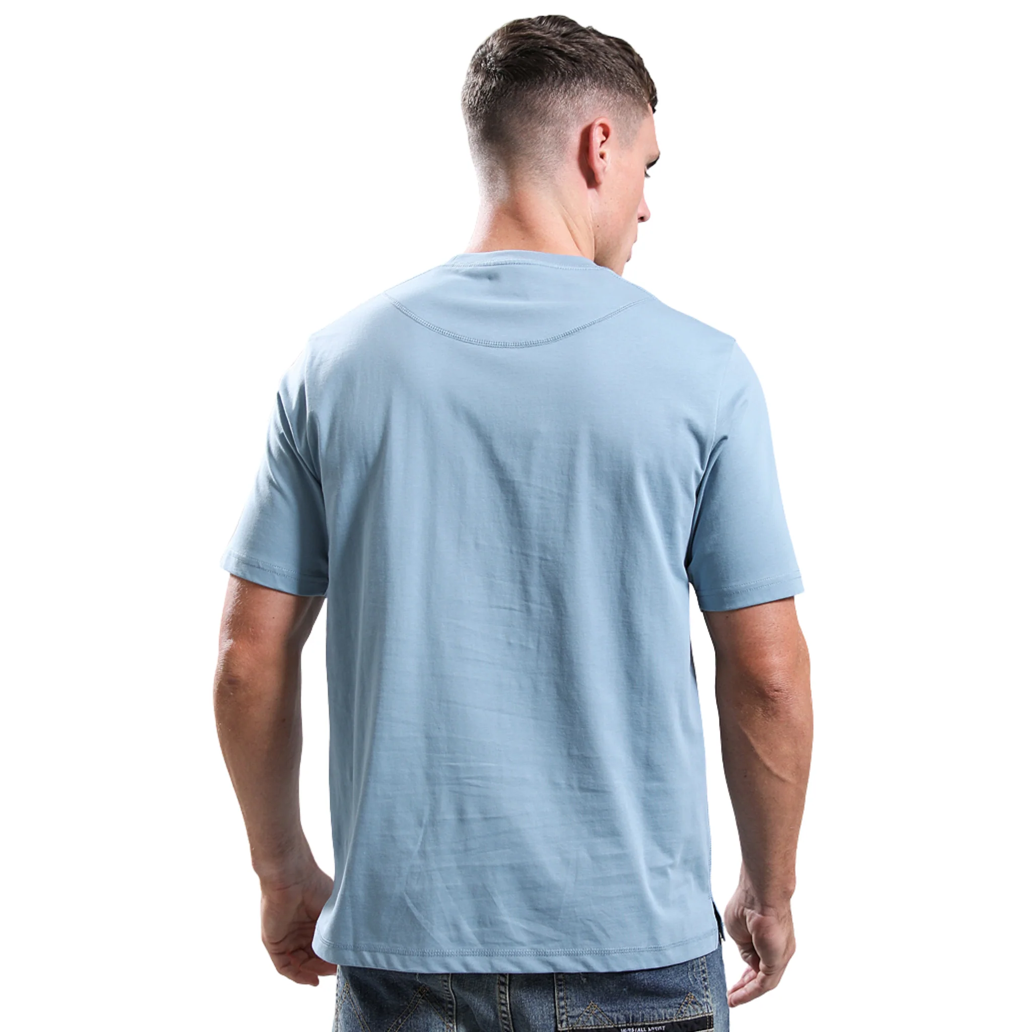 Mens Marshall Artist Steel Blue Foundation S/s T Shirt - Image 2