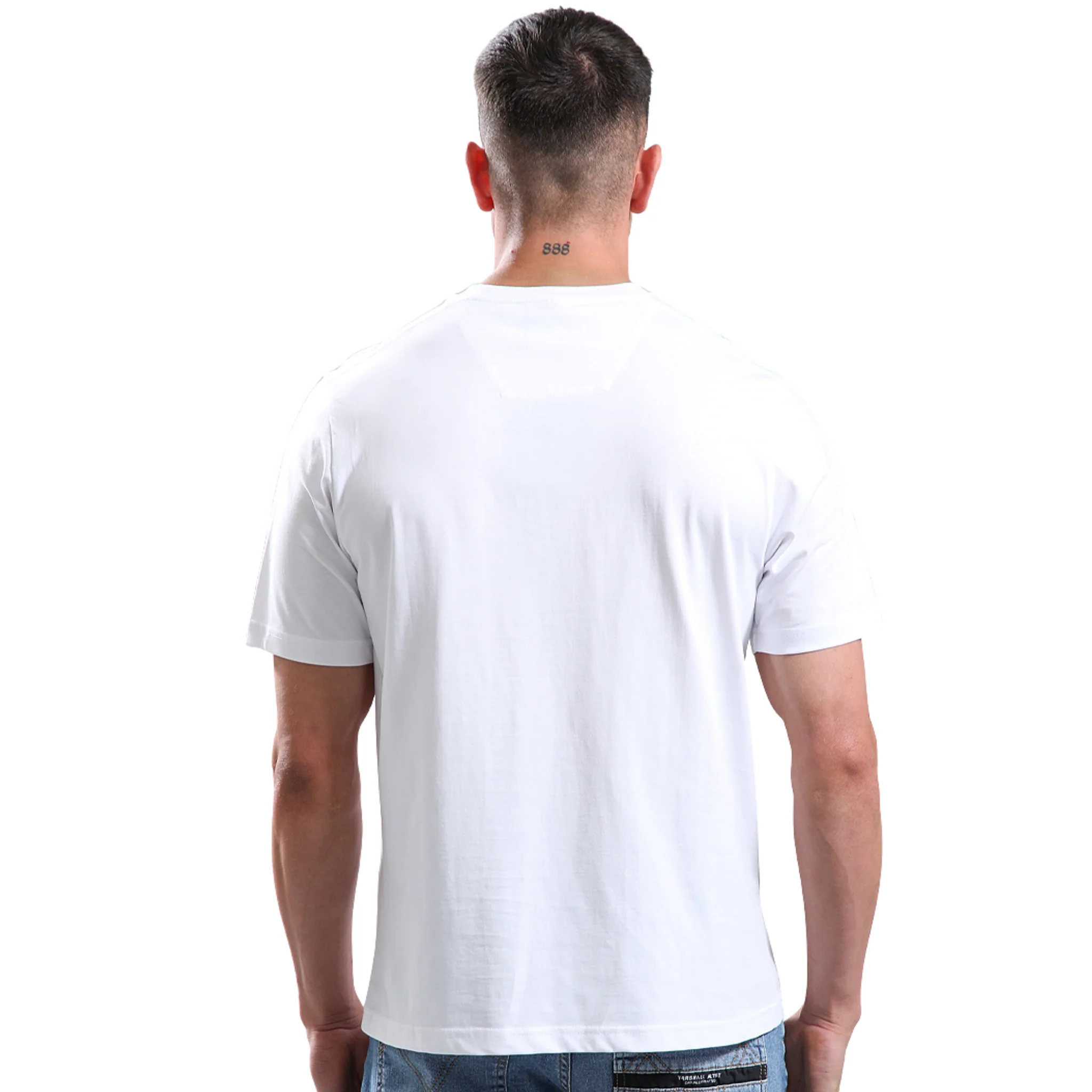 Mens Marshall Artist White Adored Box Logo S/s T Shirt - Image 3