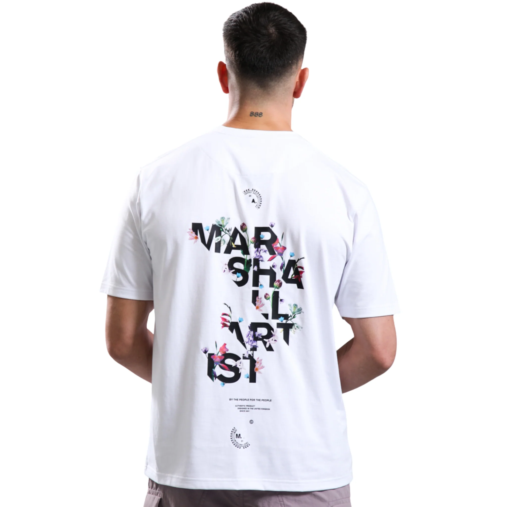 Mens Marshall Artist White Renaissance S/s T Shirt - Image 2