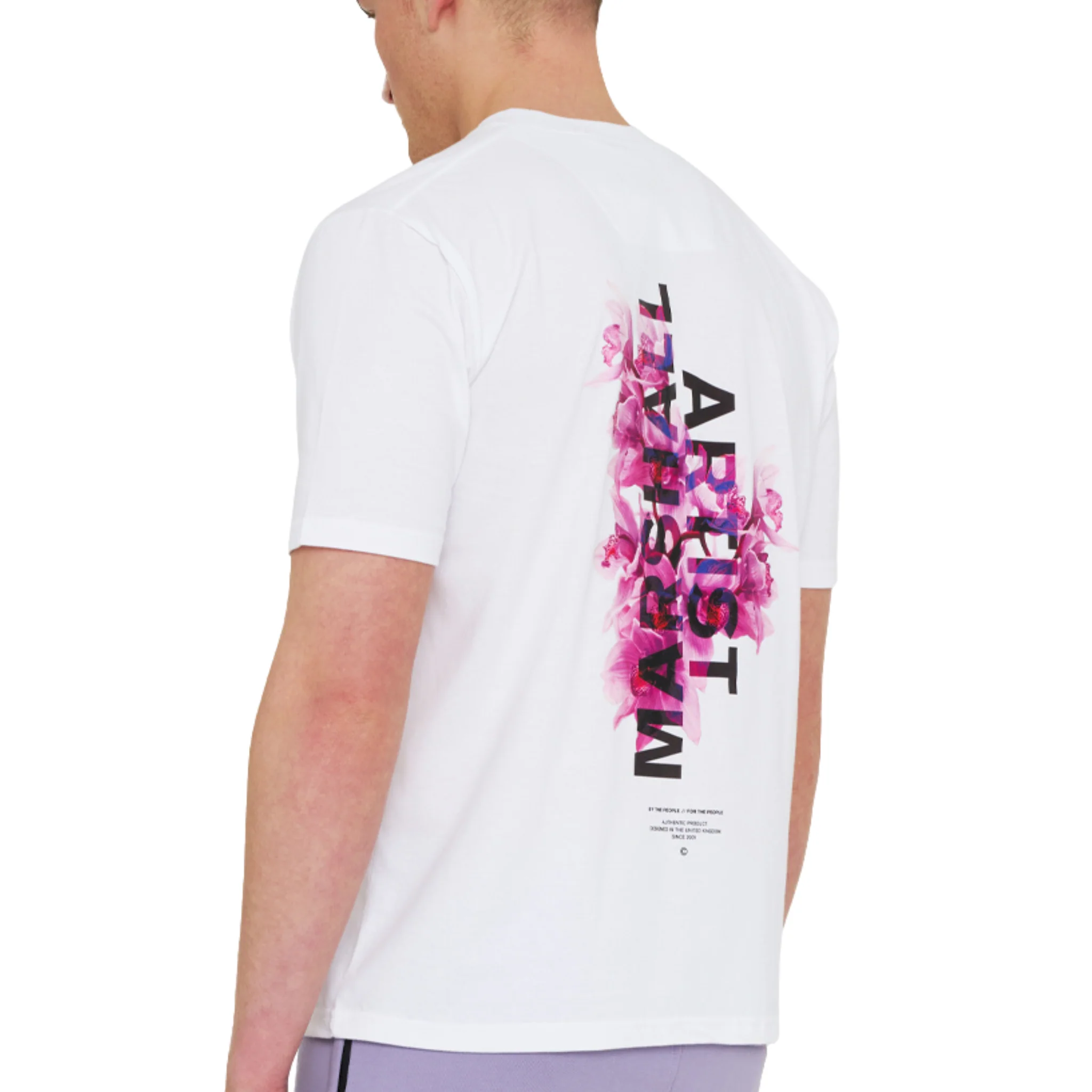 Mens Marshall Artist White Sonic Bloom S/s T Shirt - Image 2