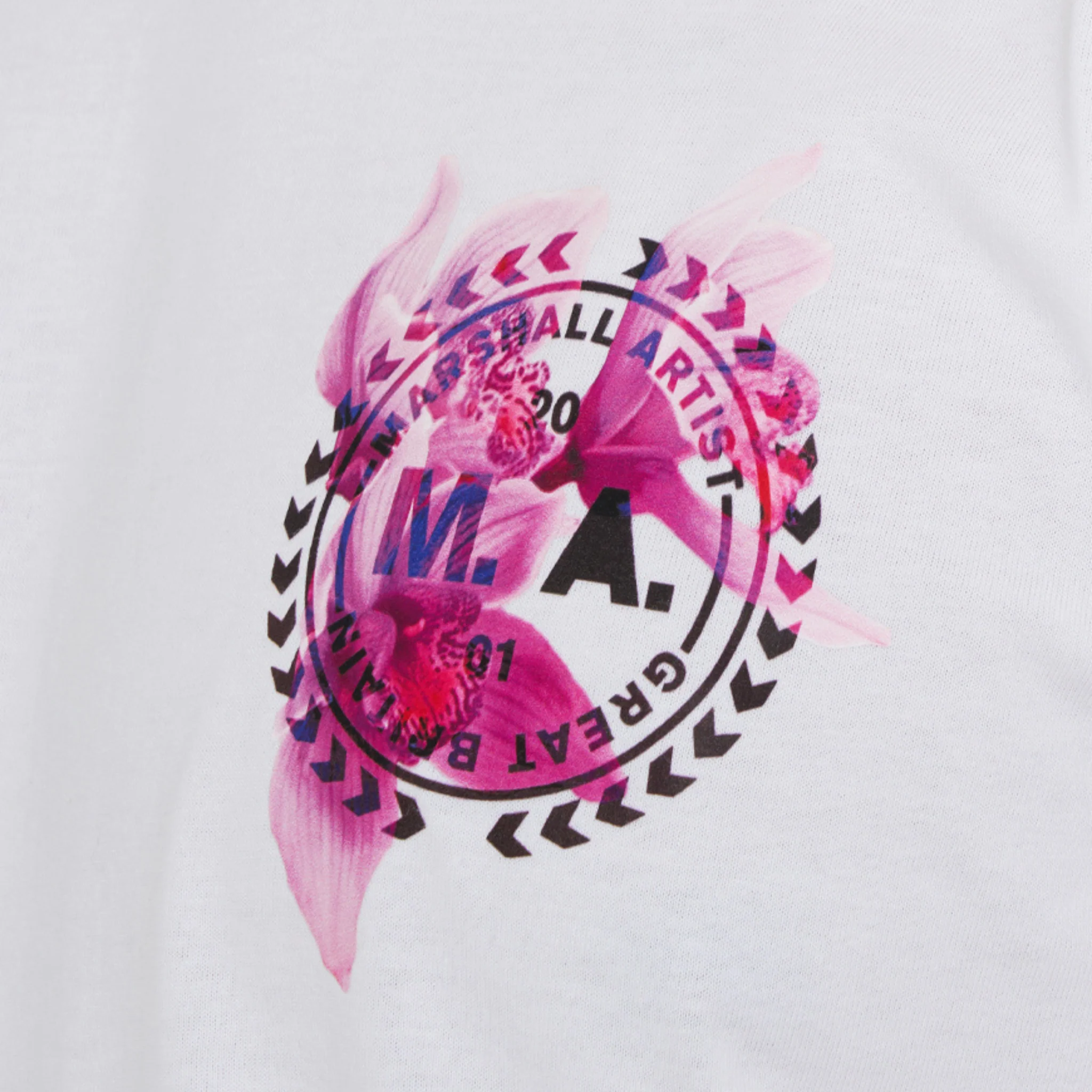 Mens Marshall Artist White Sonic Bloom S/s T Shirt - Image 3
