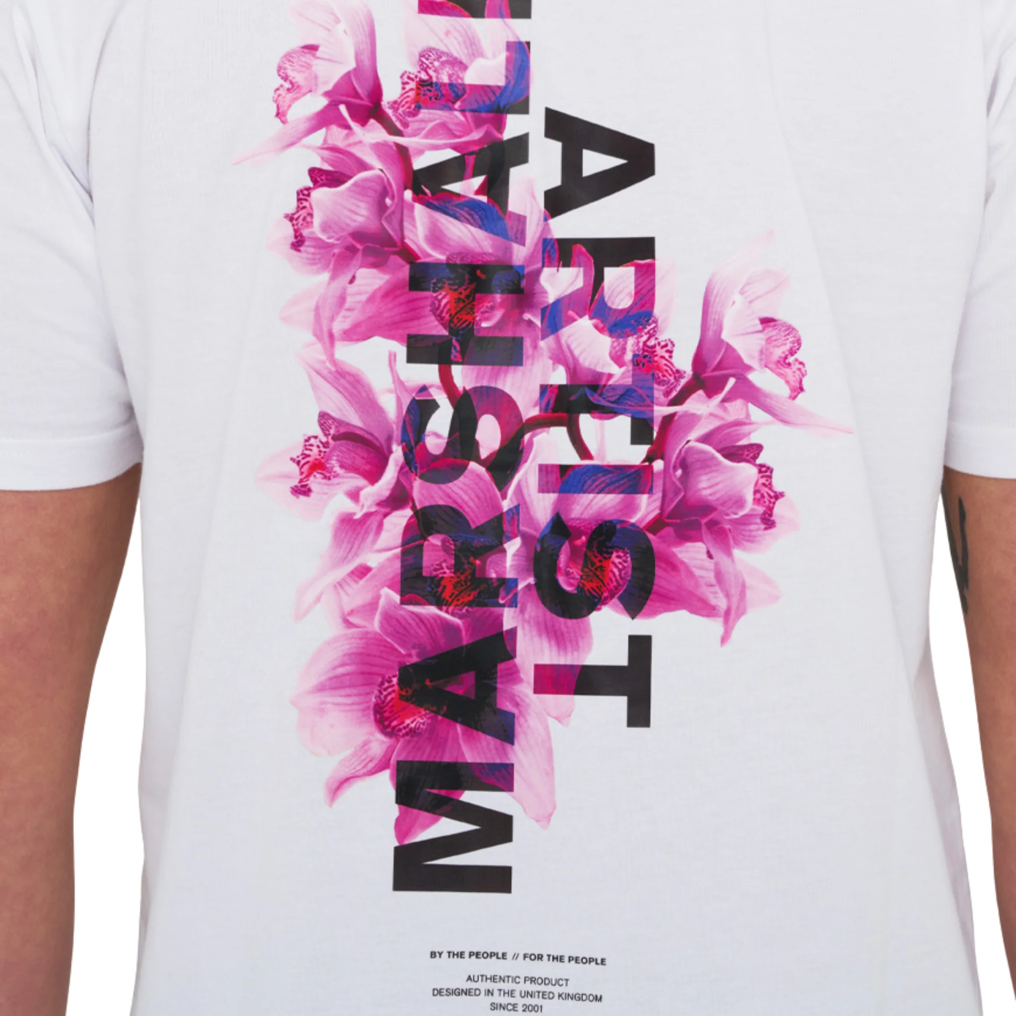 Mens Marshall Artist White Sonic Bloom S/s T Shirt - Image 4