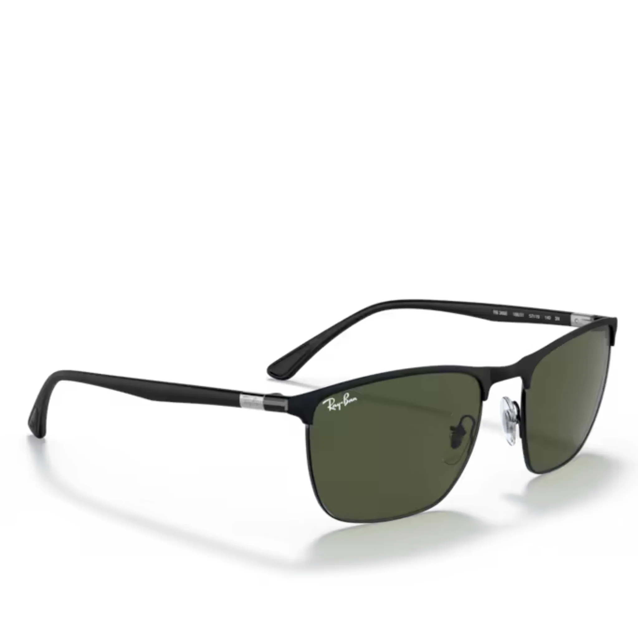 Mens 186/31 Matte Black/Black RB3686 Sunglasses - Image 3