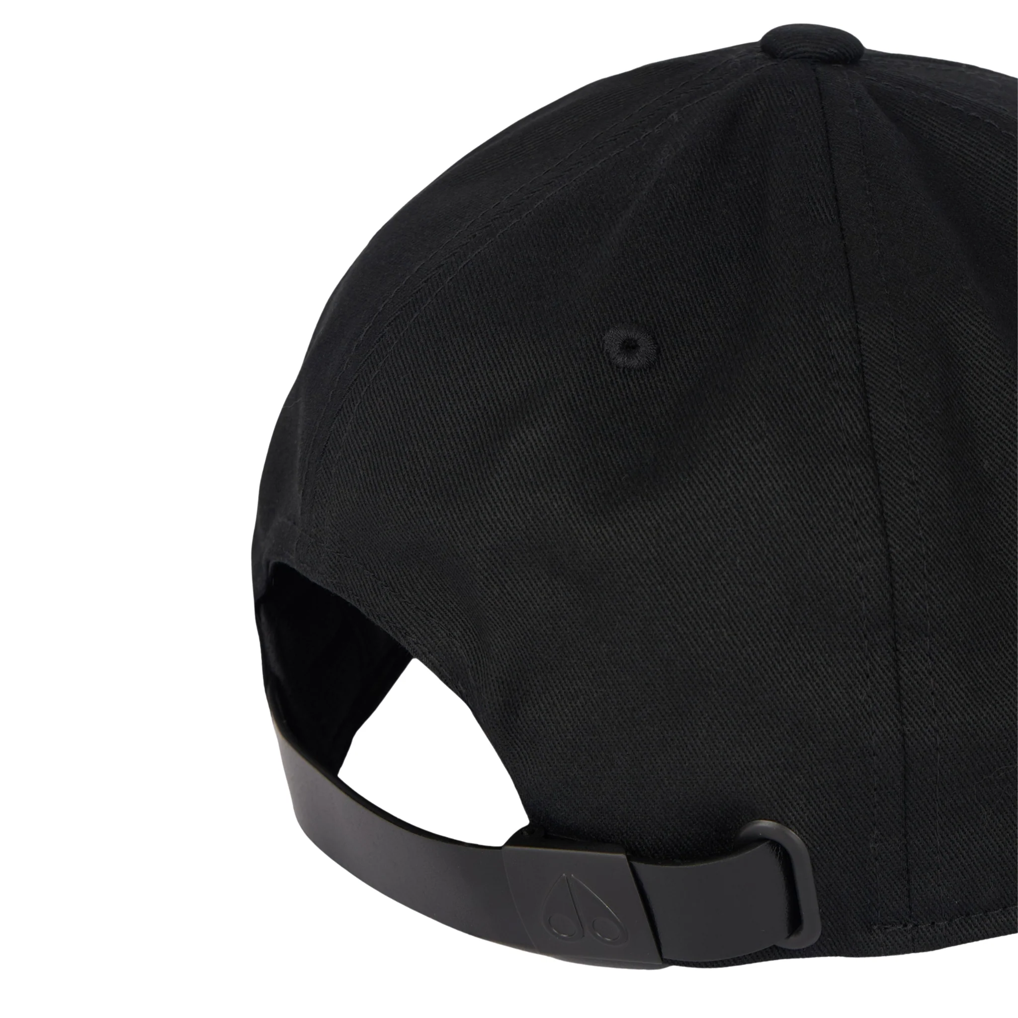 Mens Moose Knuckles Black/Black Logo Icon Cap - Image 2