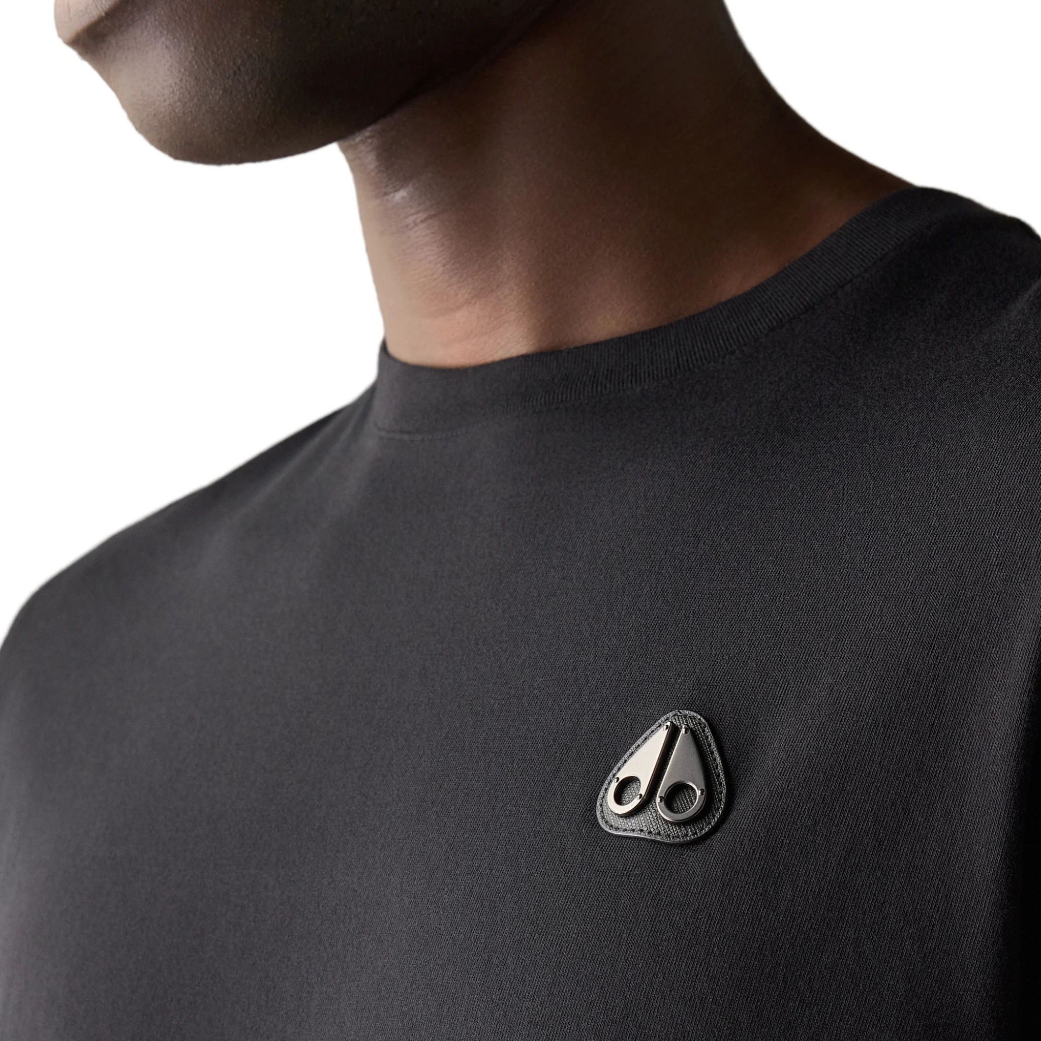 Mens Moose Knuckles Black Crescent S/s T Shirt - Image 4