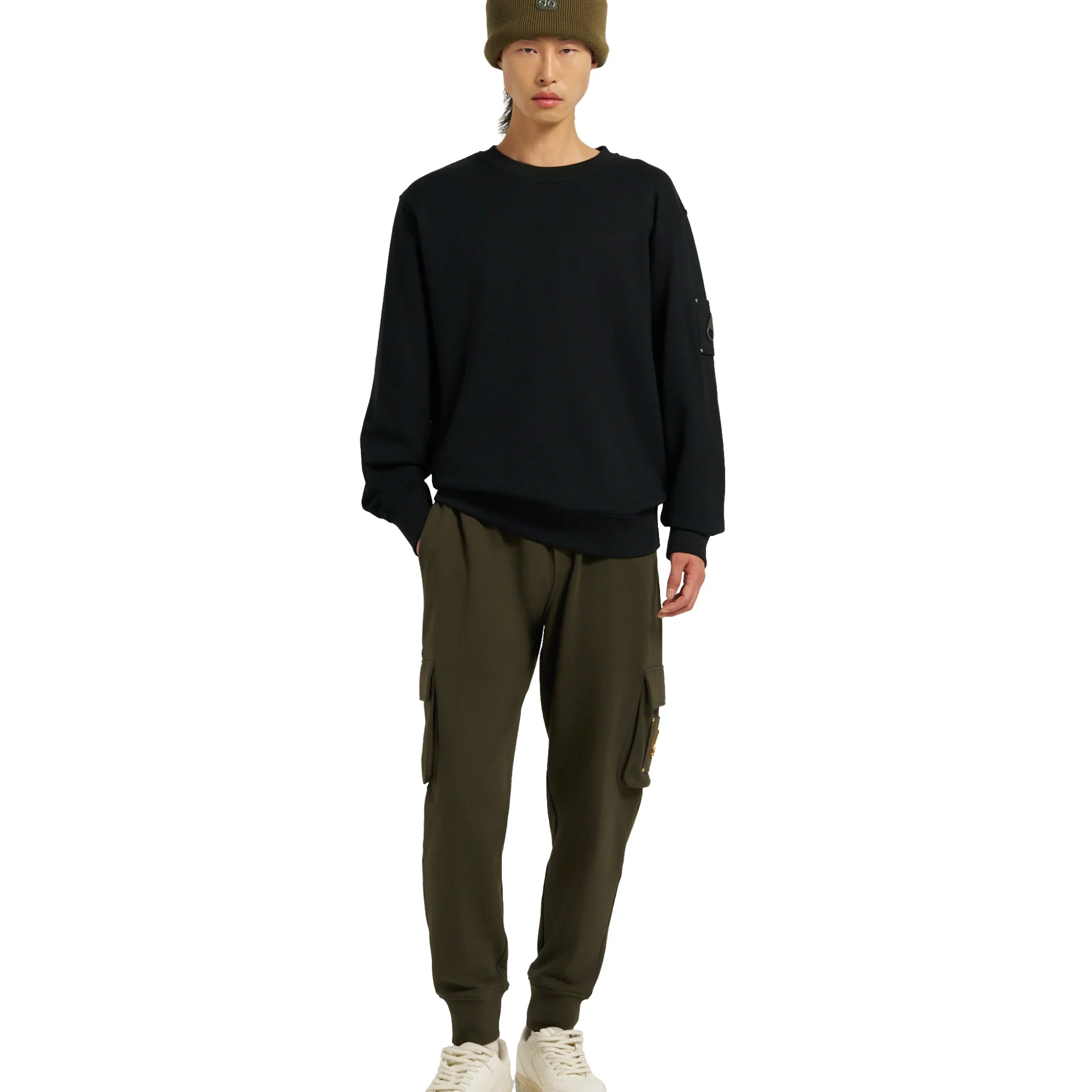 Mens Moose Knuckles Black Hartsfield Crew Sweatshirt - Image 7