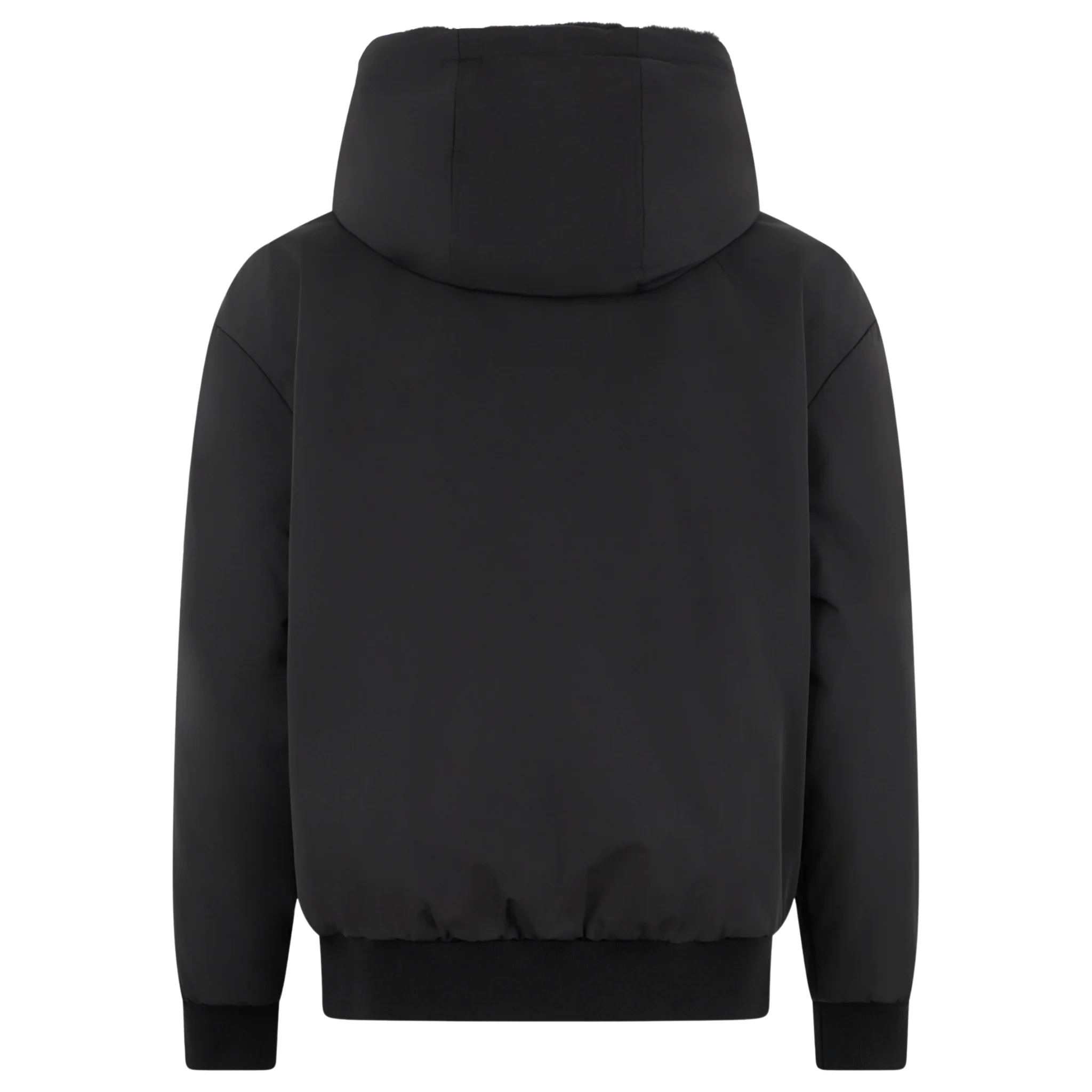 Mens Moose Knuckles Black Roland Reverse Bunny Jacket - Image 5