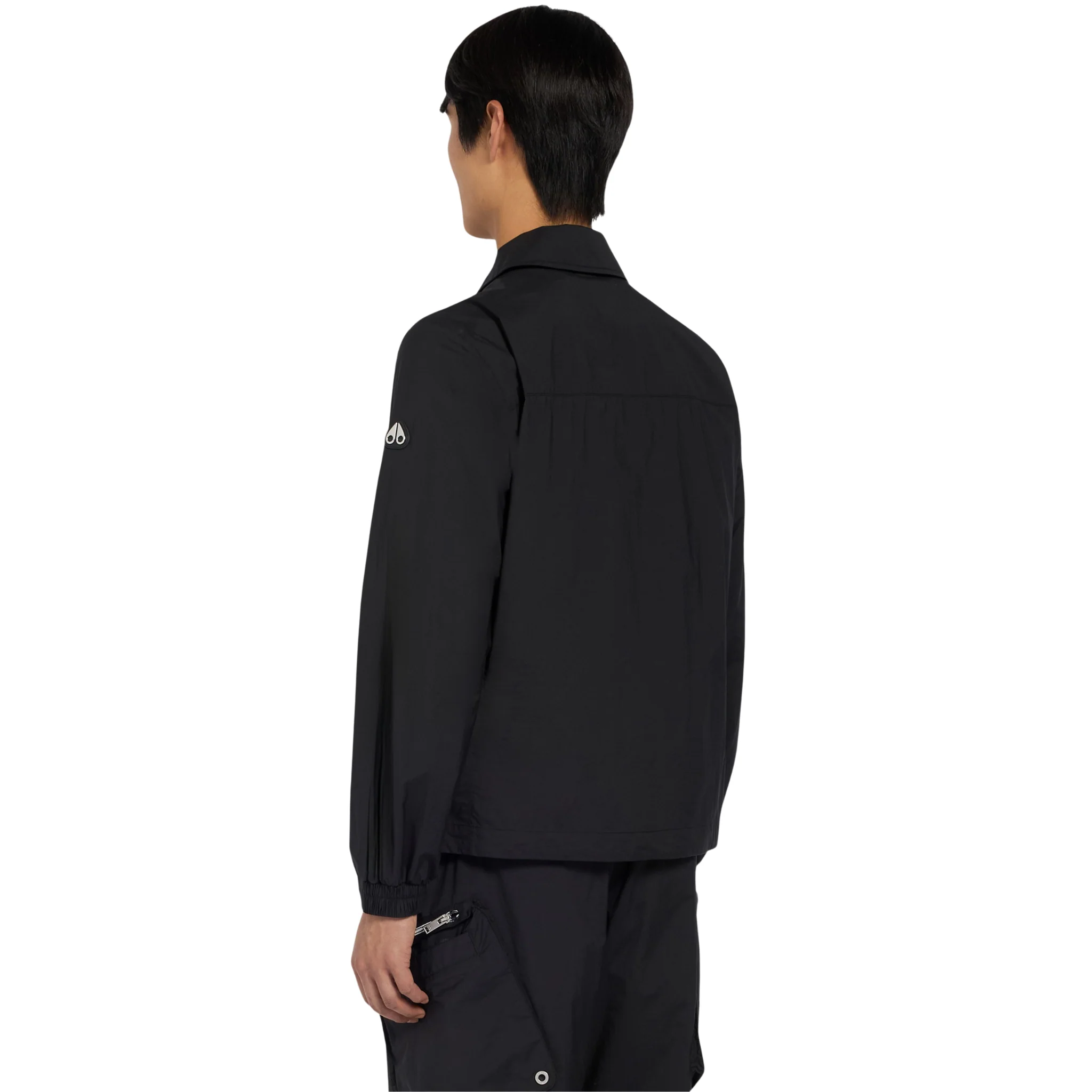 Mens Moose Knuckles Black Waverly Shirt Jacket - Image 6