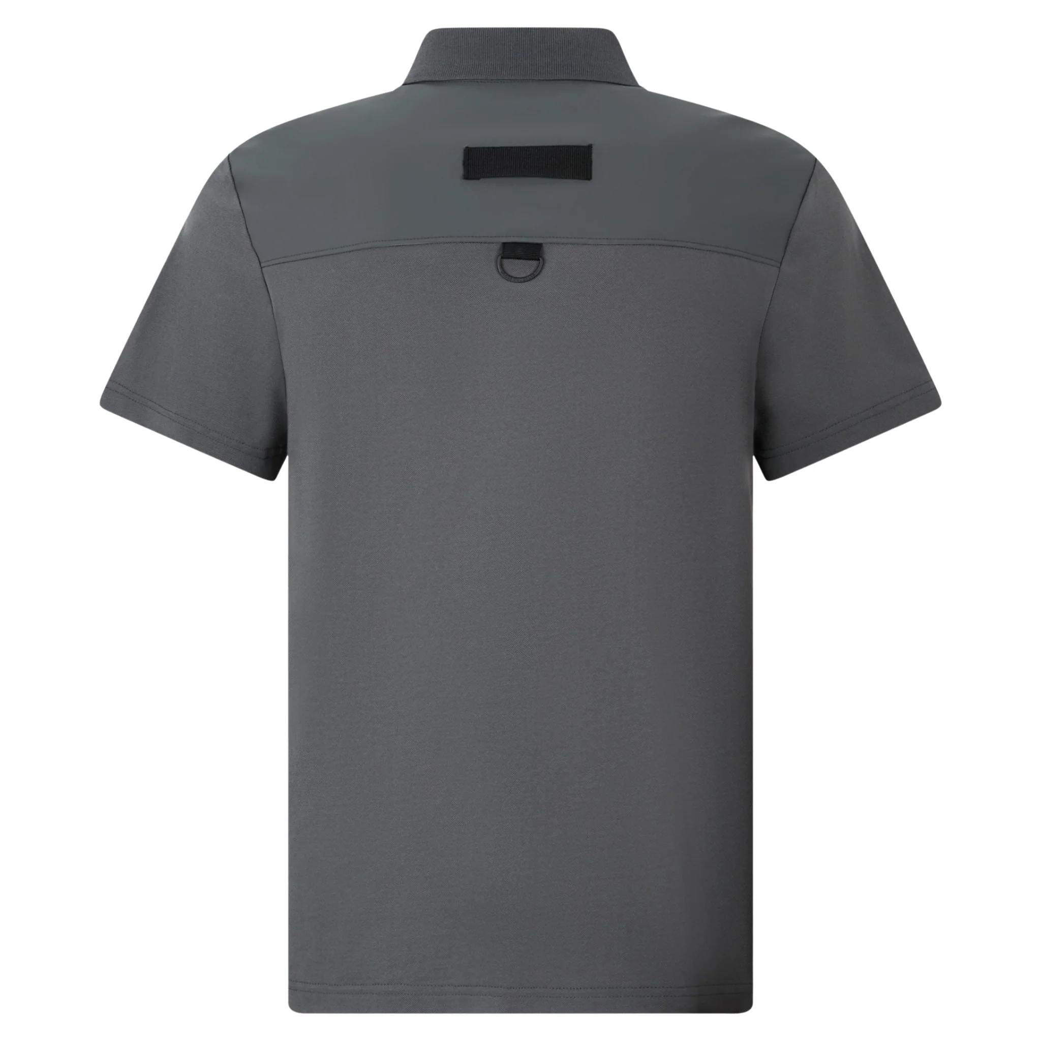 Mens Moose Knuckles Cement Dalon S/s Polo Shirt - Image 2
