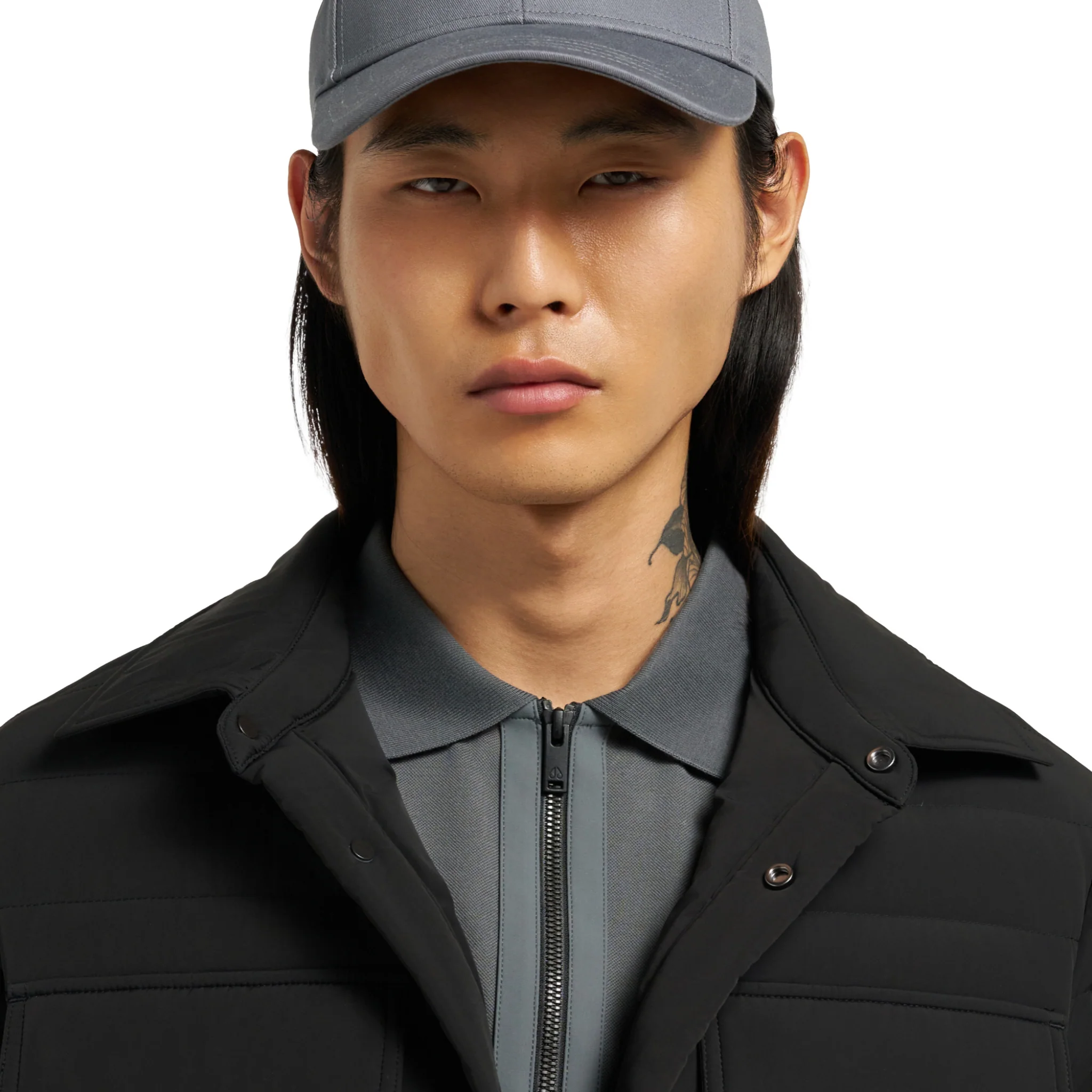 Mens Moose Knuckles Cement Dalon S/s Polo Shirt - Image 6