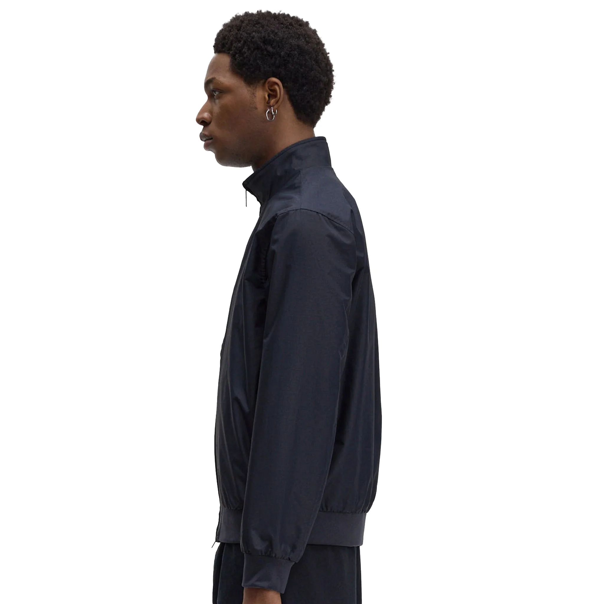 Mens Fred Perry Navy The Brentham Jacket - Image 3