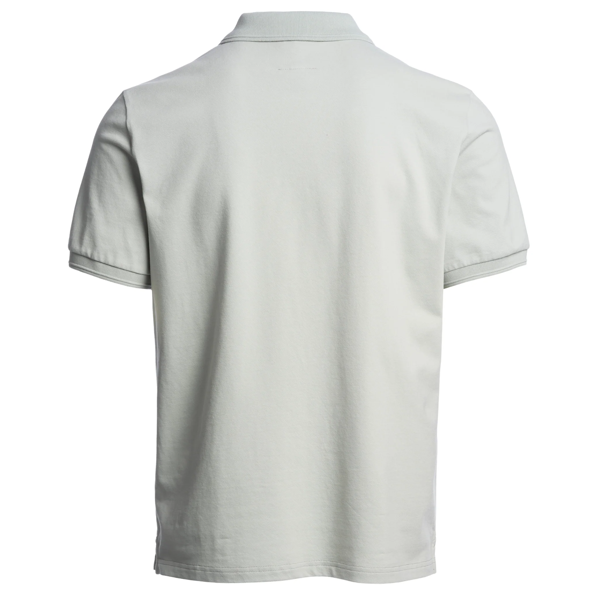 Mens Parajumpers Fresh Grey Wellington S/s Polo Shirt - Image 2