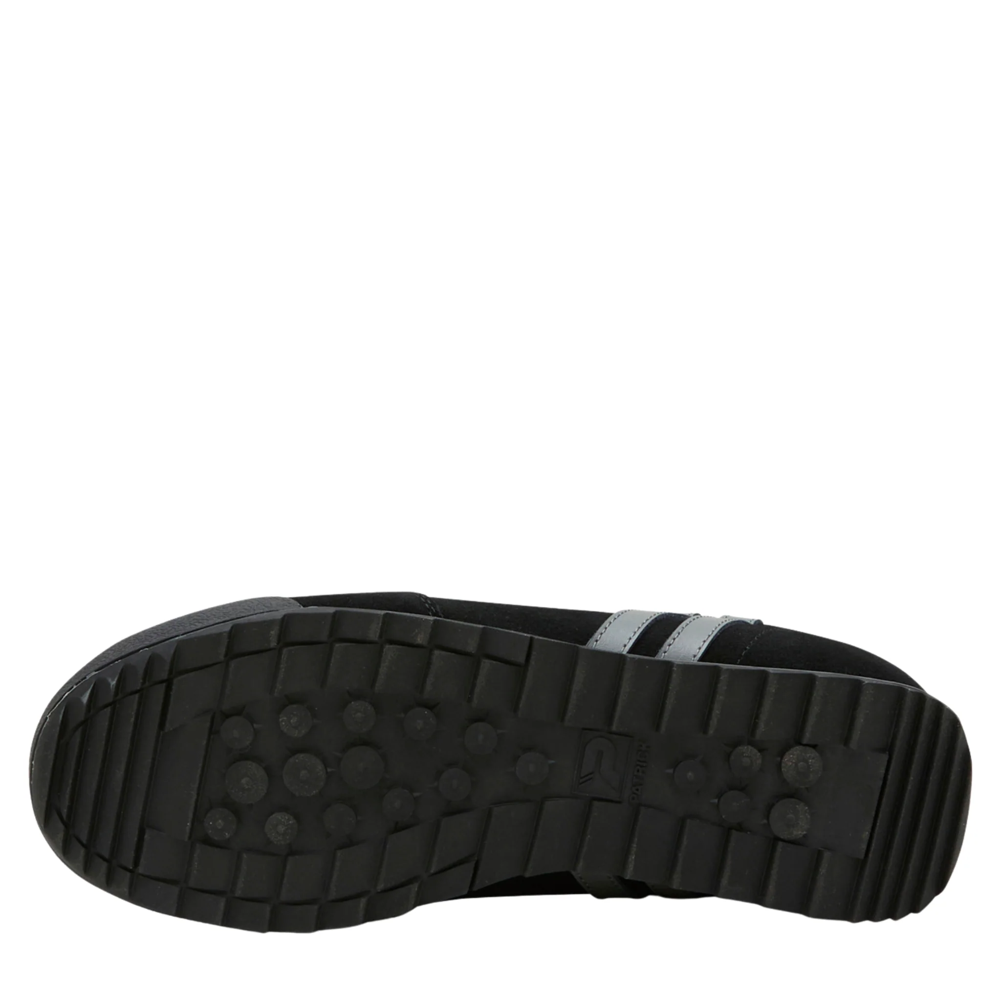 Mens Patrick Black/Charcoal Dijon Trainers - Image 5