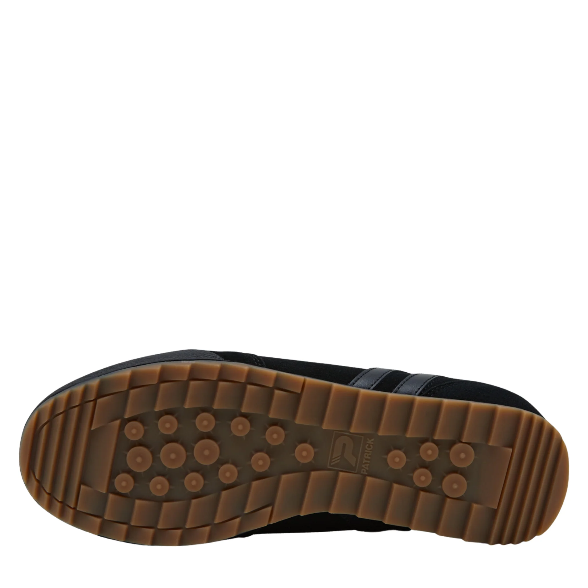 Mens Patrick Black Mono Rio Trainers - Image 5