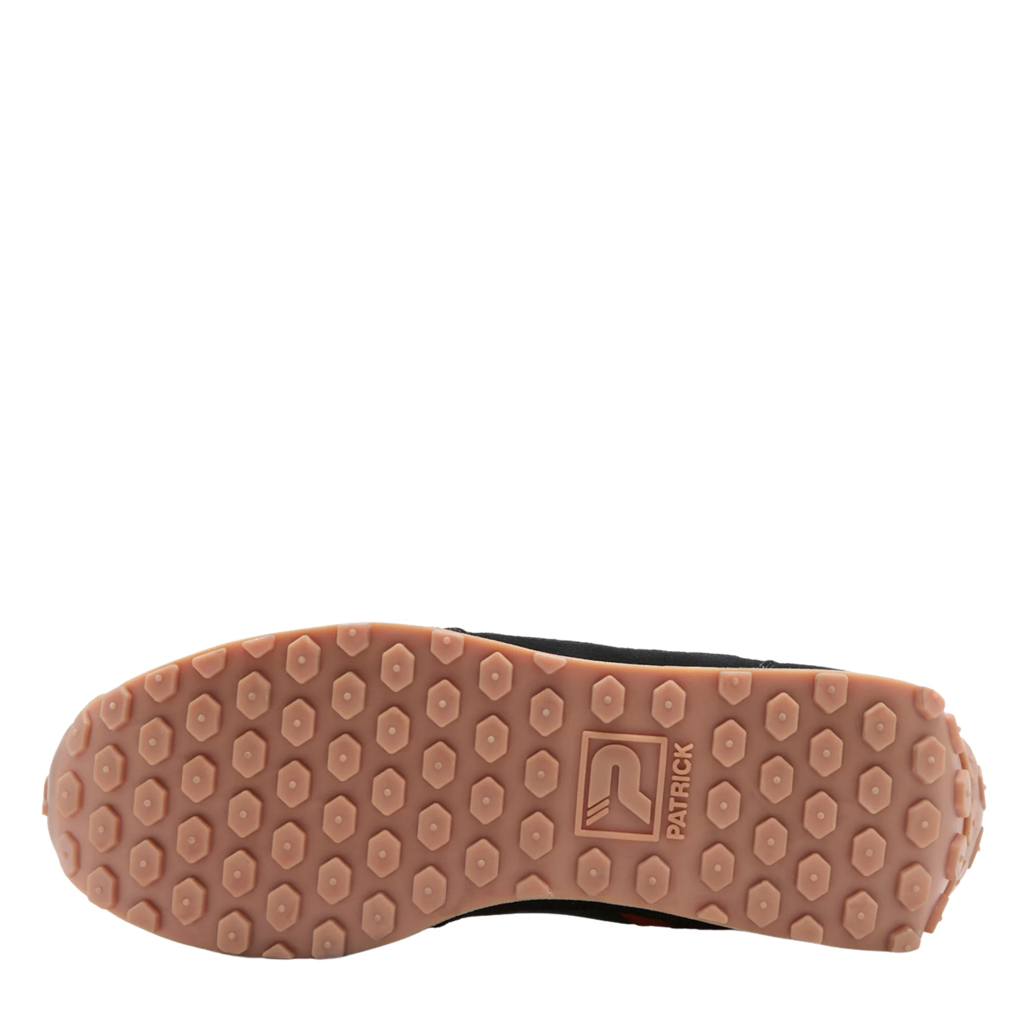 Mens Patrick Black/Orange Monza Trainers - Image 4