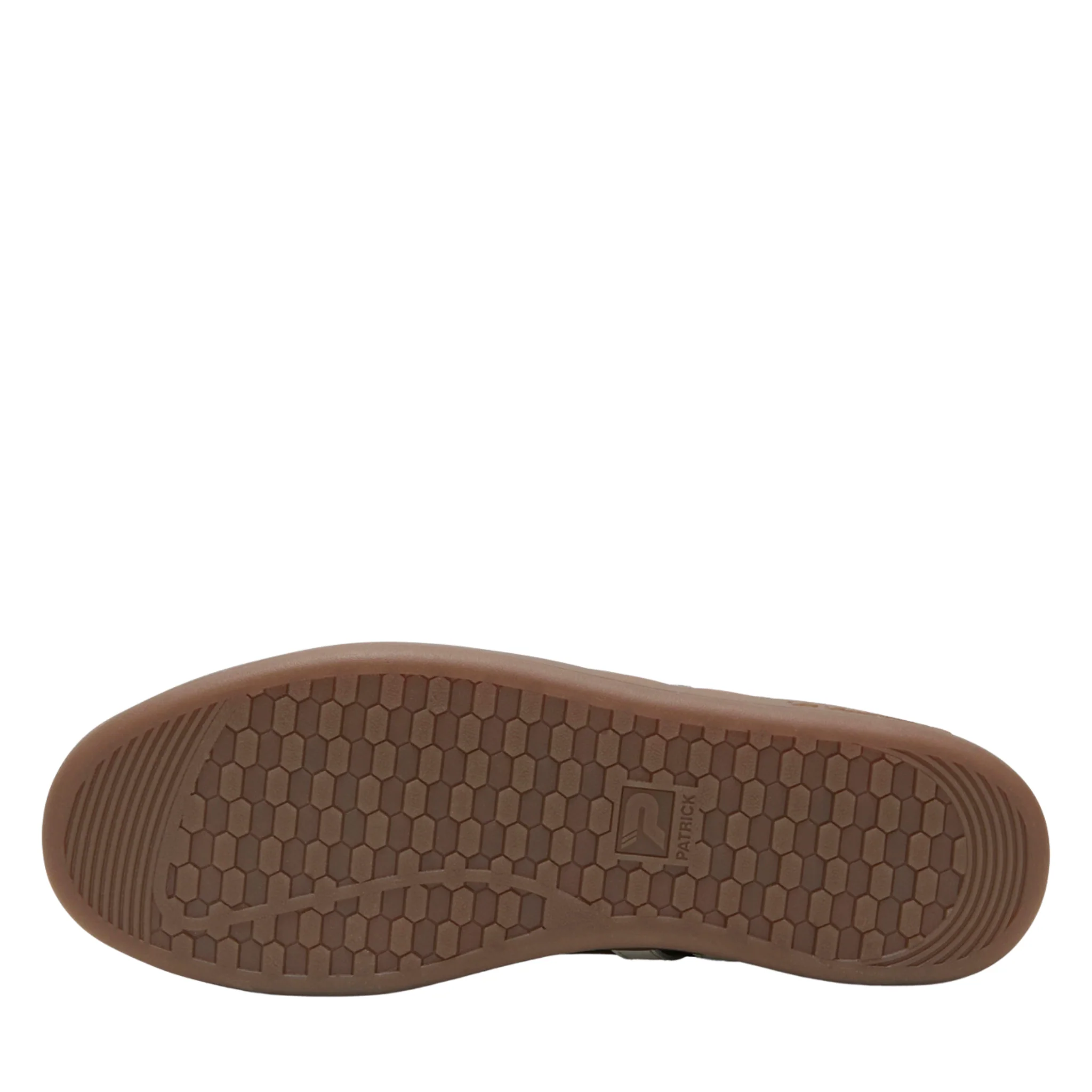 Mens Patrick Black/White/Gum Monaco Trainers - Image 5