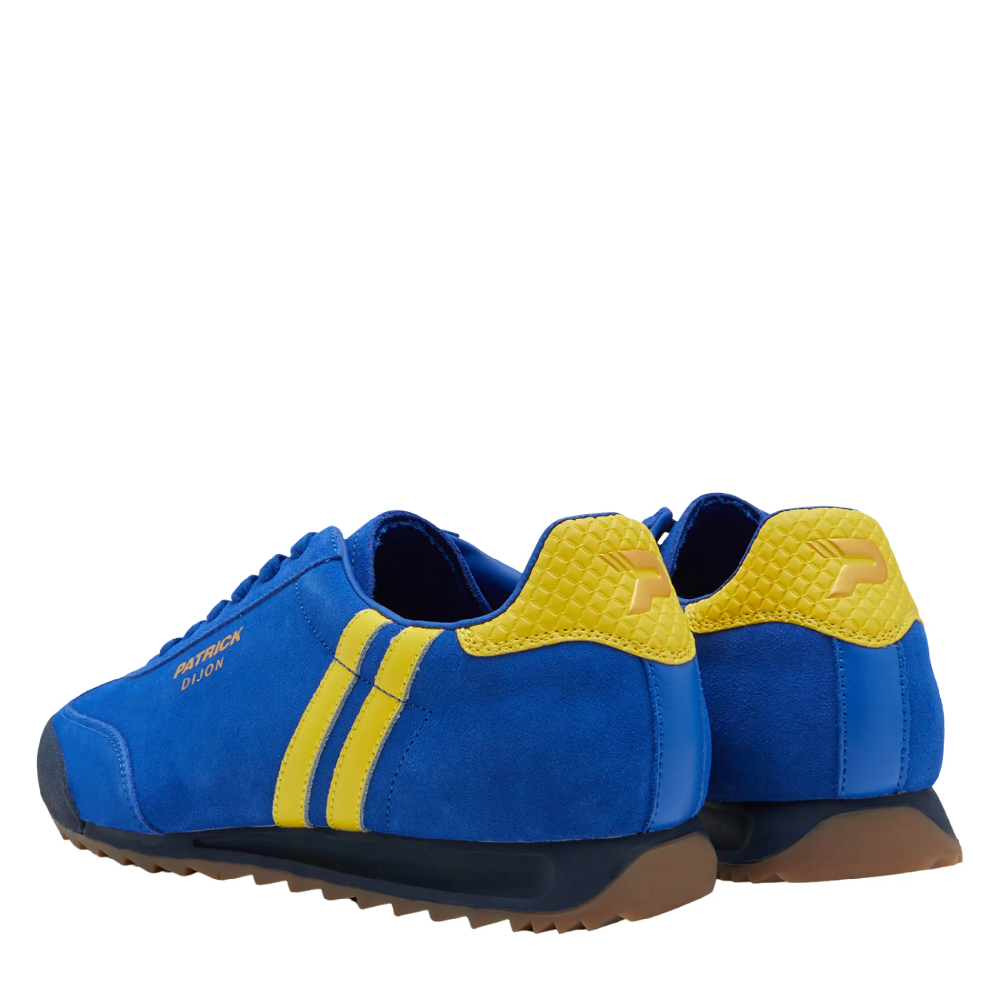 Mens Patrick Royal/Yellow/Navy Dijon Trainers - Image 3