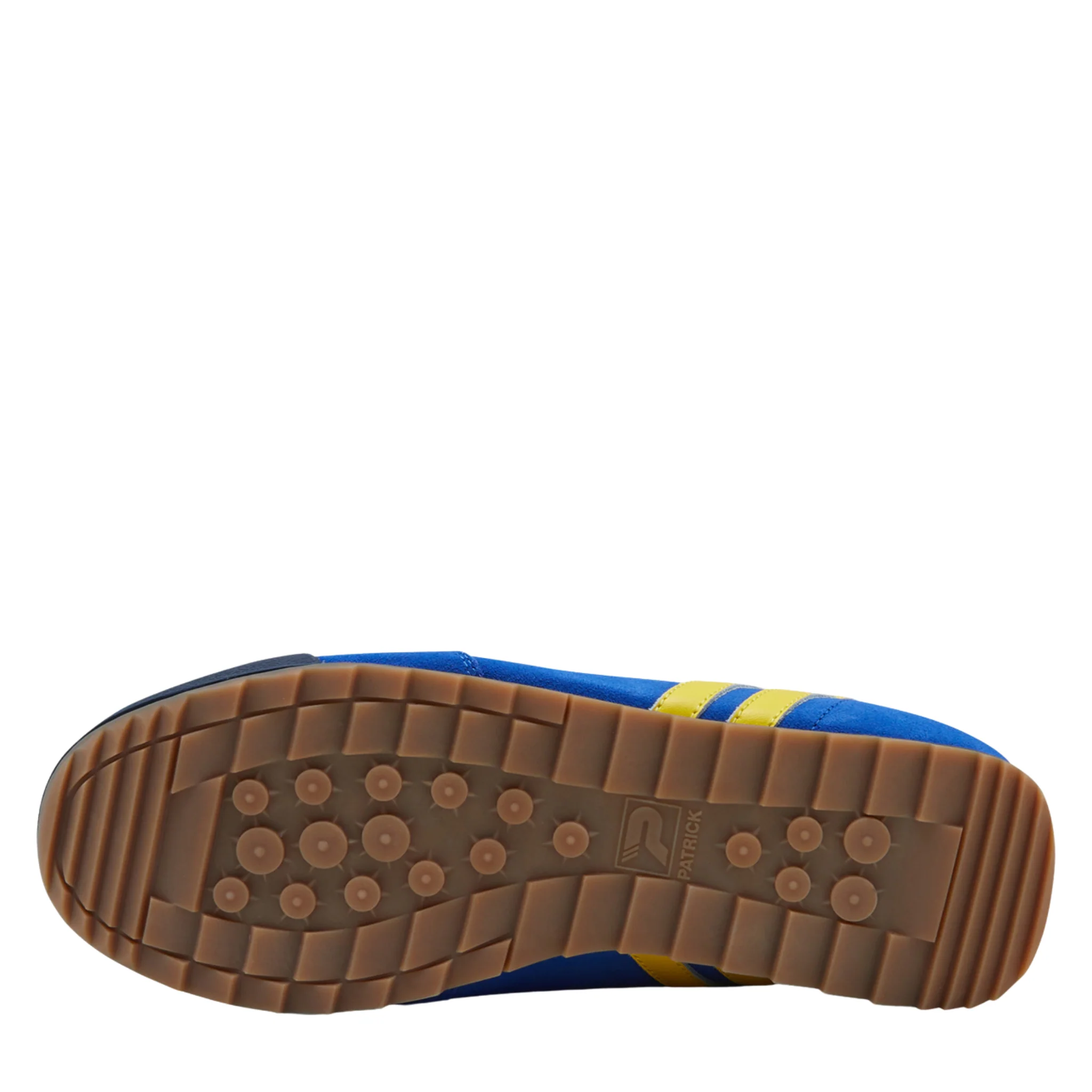 Mens Patrick Royal/Yellow/Navy Dijon Trainers - Image 4