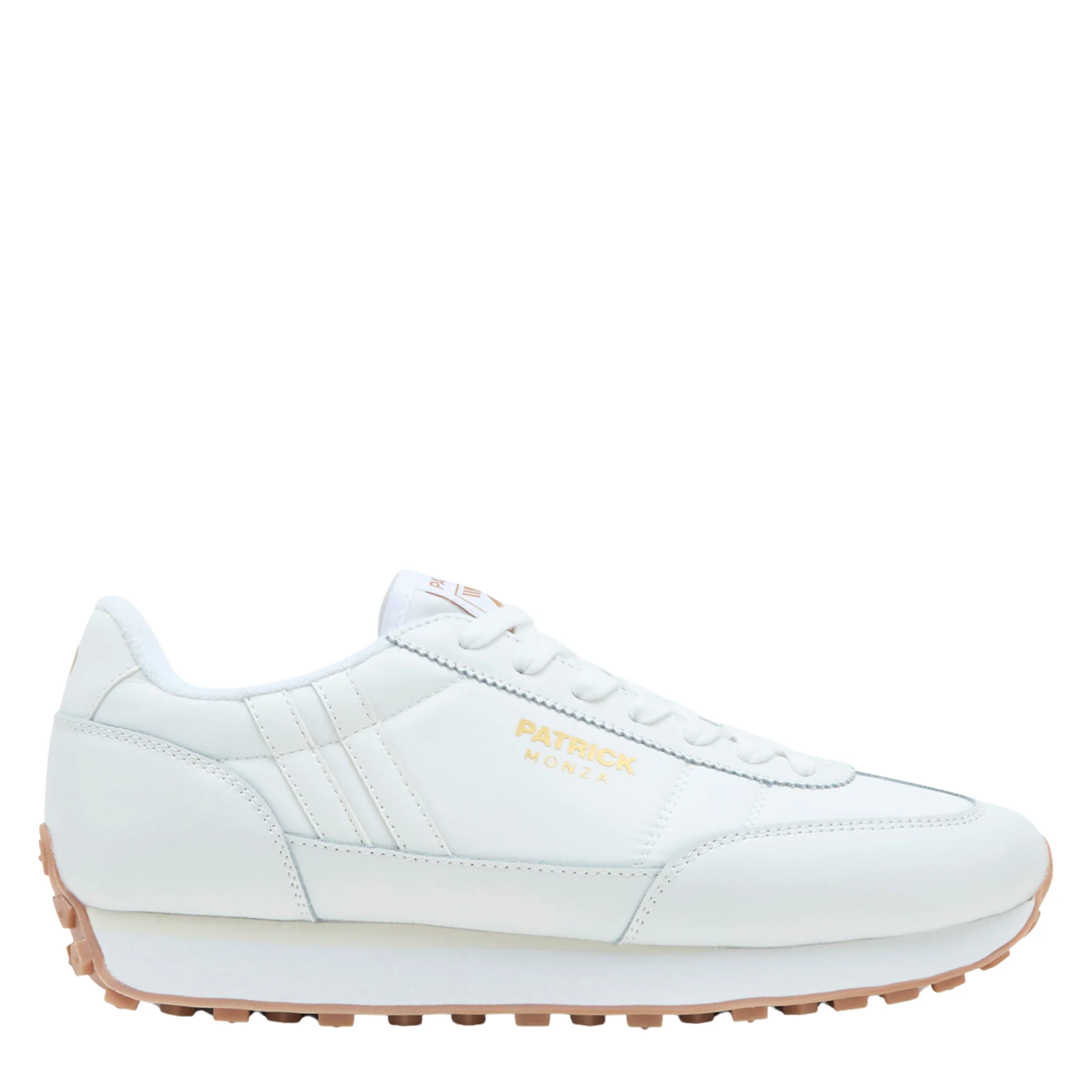 Mens Patrick White Monza Trainers - Image 3