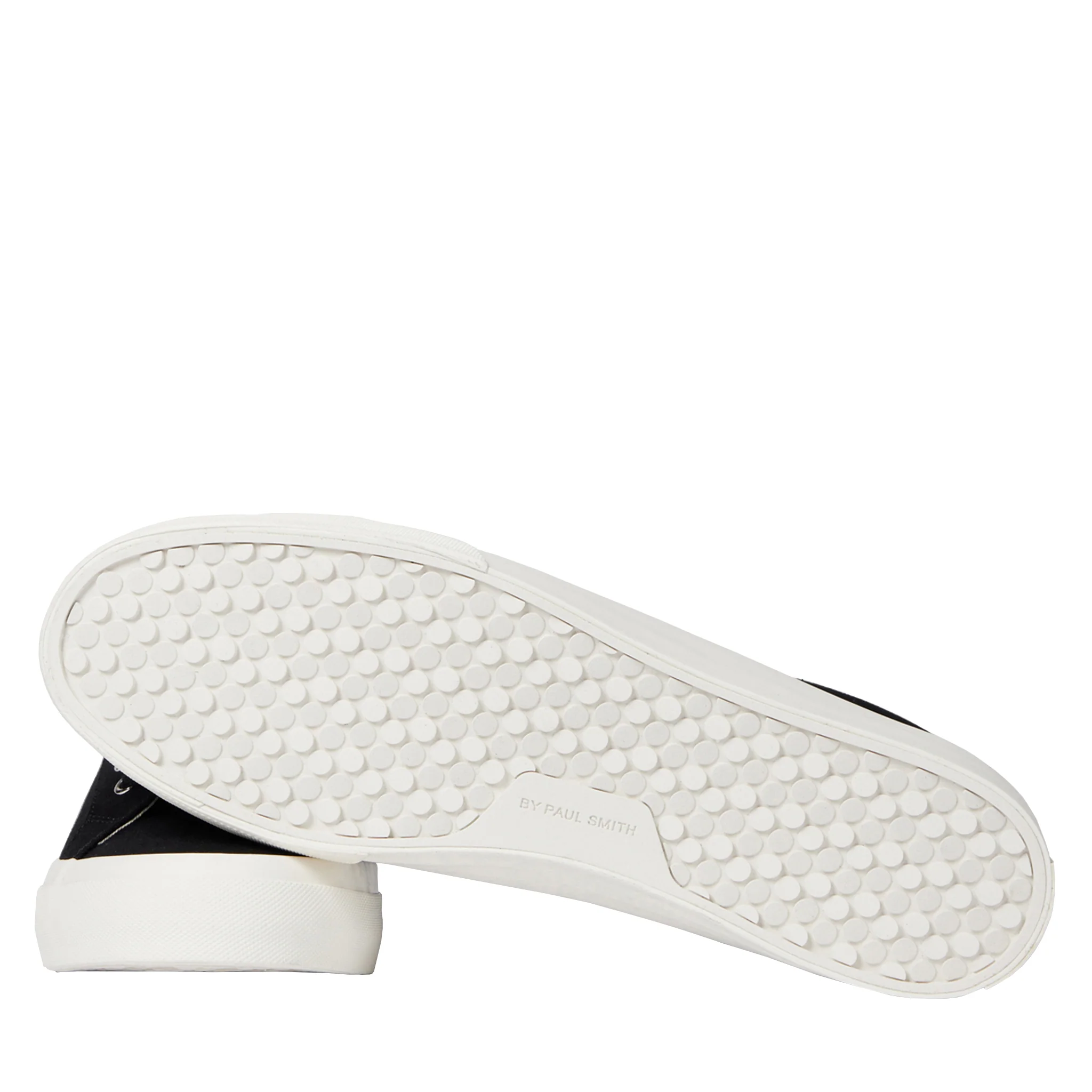 Mens Paul Smith Black Amos Canvas Trainers - Image 4