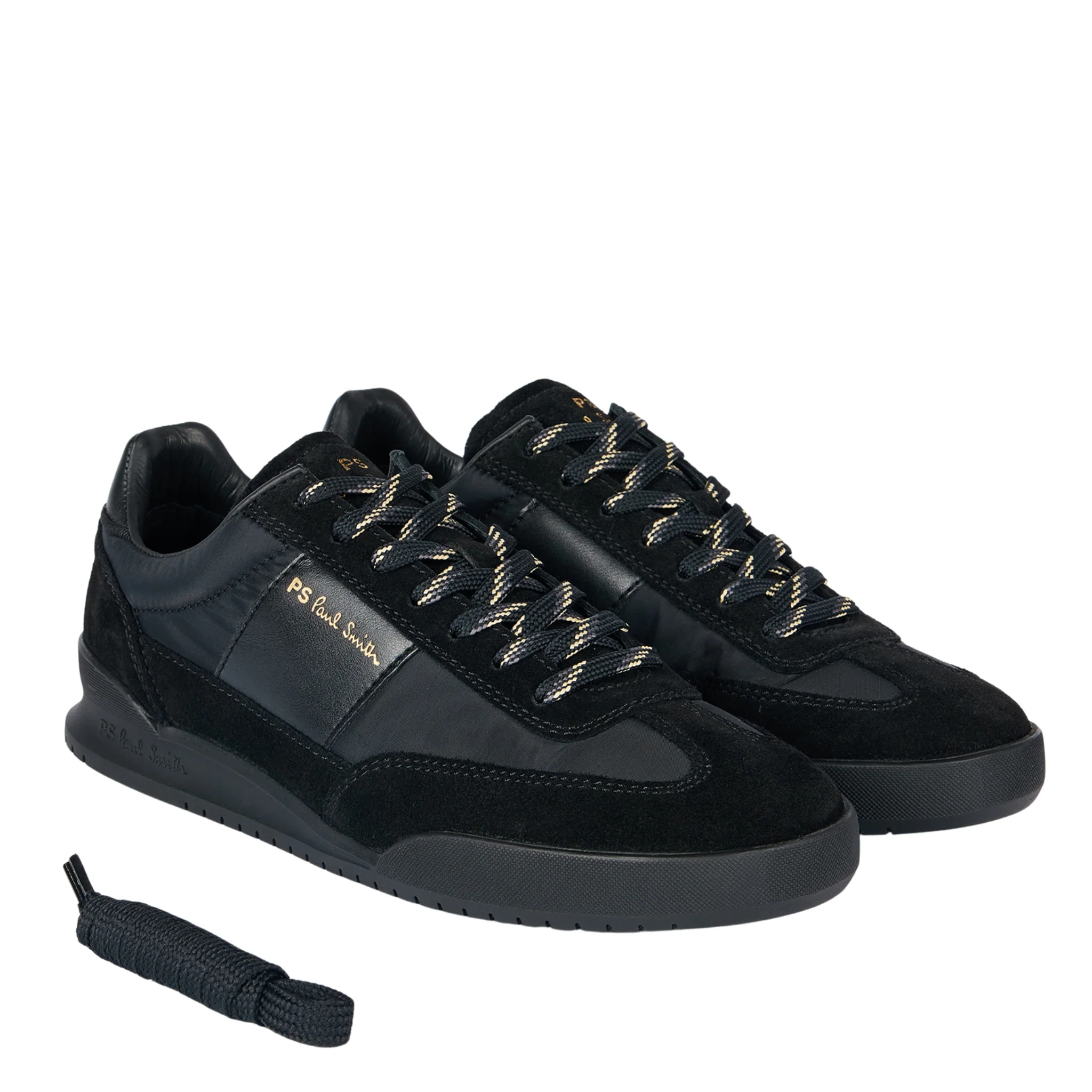 Mens Paul Smith Black/Black Dover Trainers - Image 3
