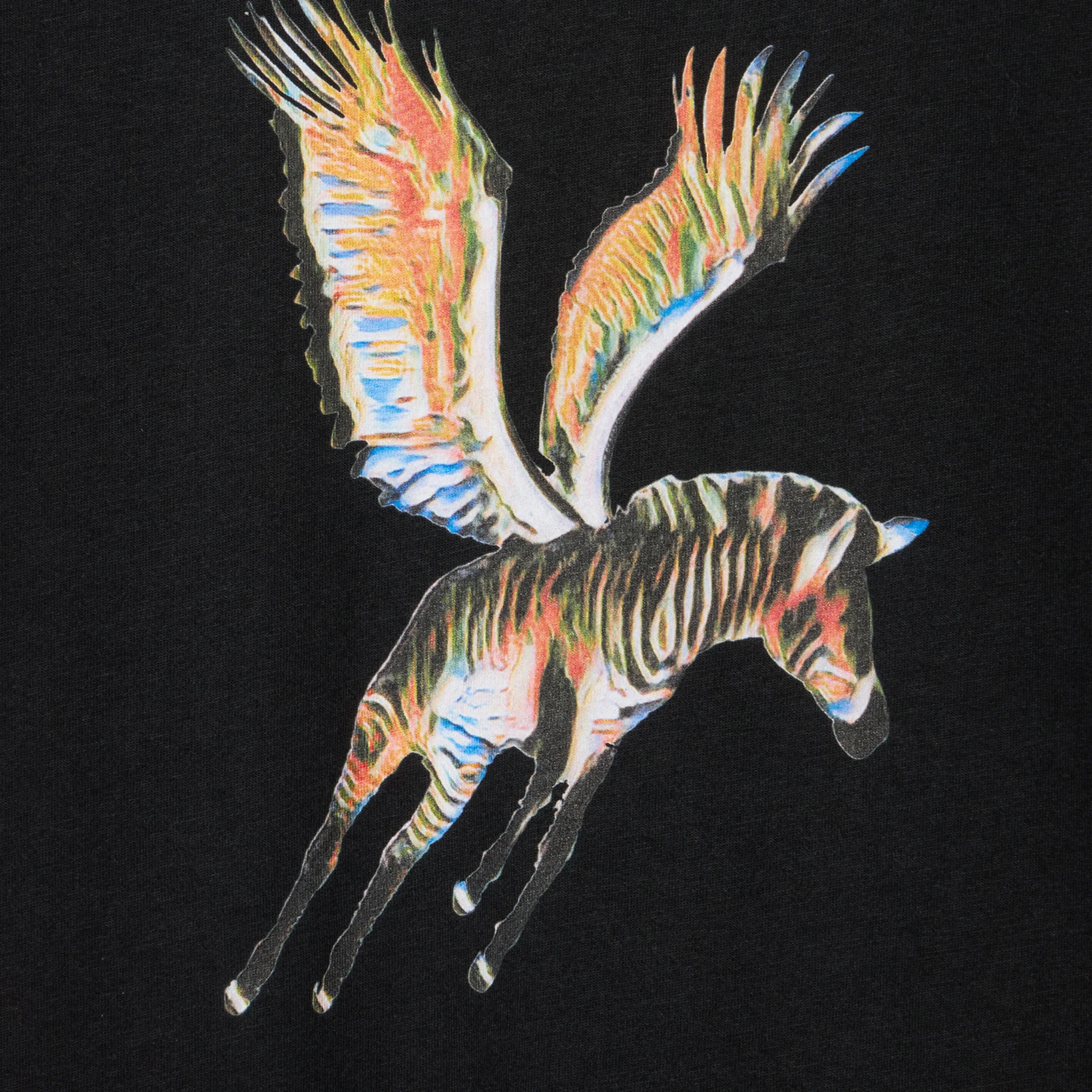 Mens Paul Smith Black Flying Zebra Reg Fit S/s T Shirt - Image 2