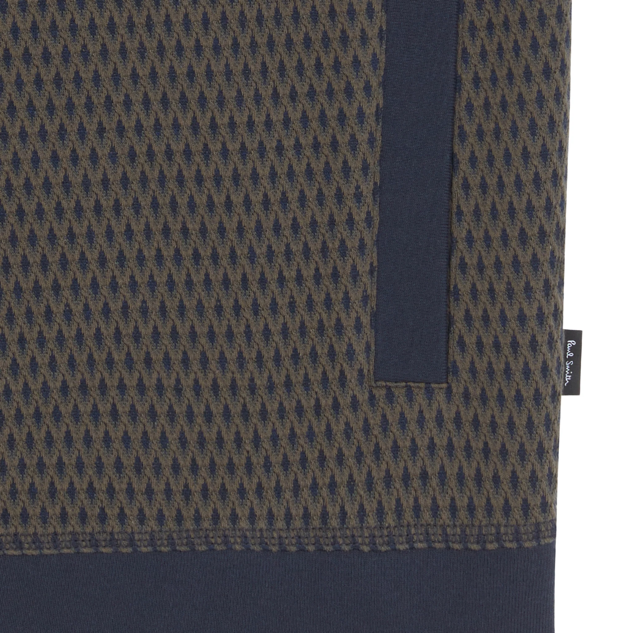 Mens Paul Smith Black Jacquard Cardigan - Image 3