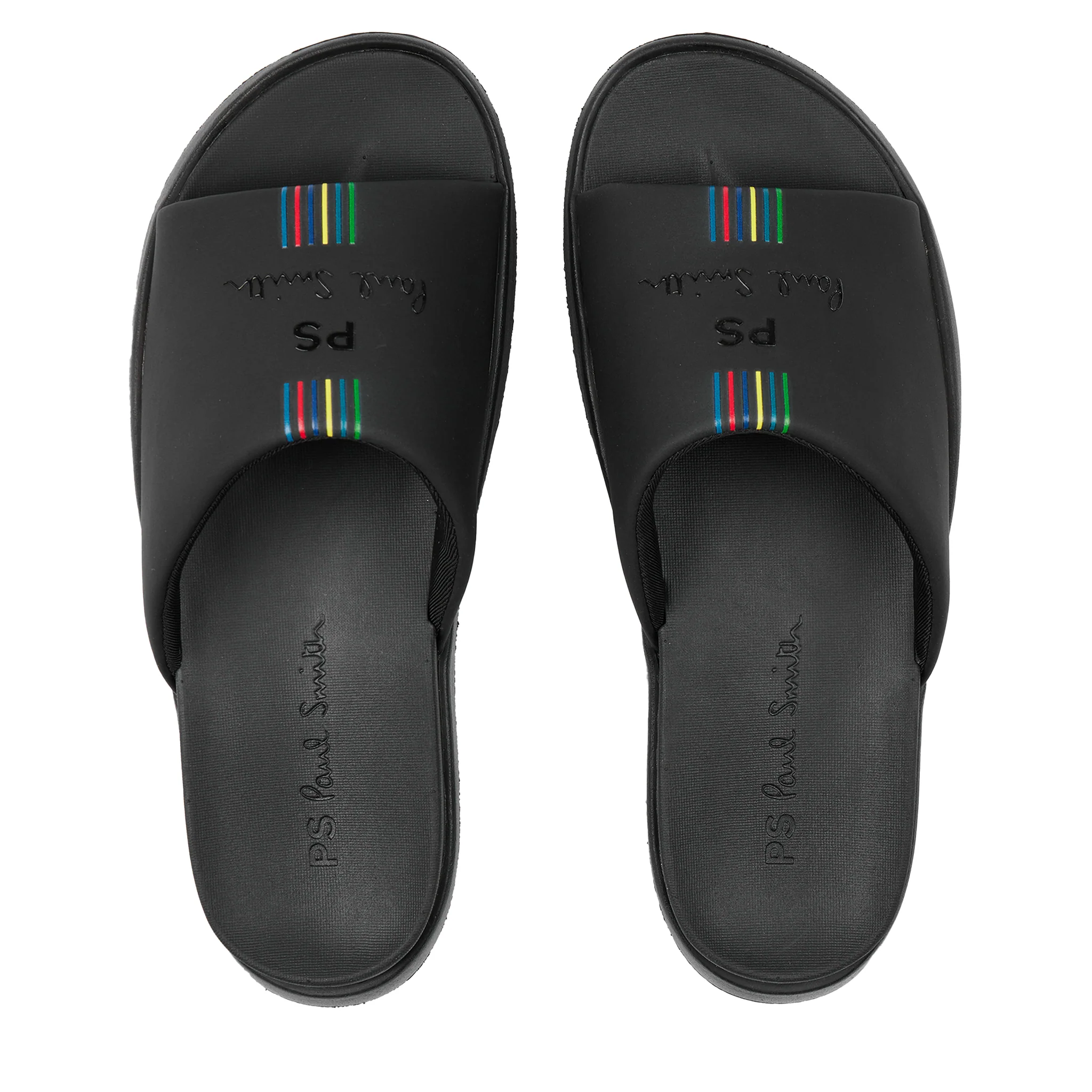 Mens Paul Smith Black Powell Slides - Image 2