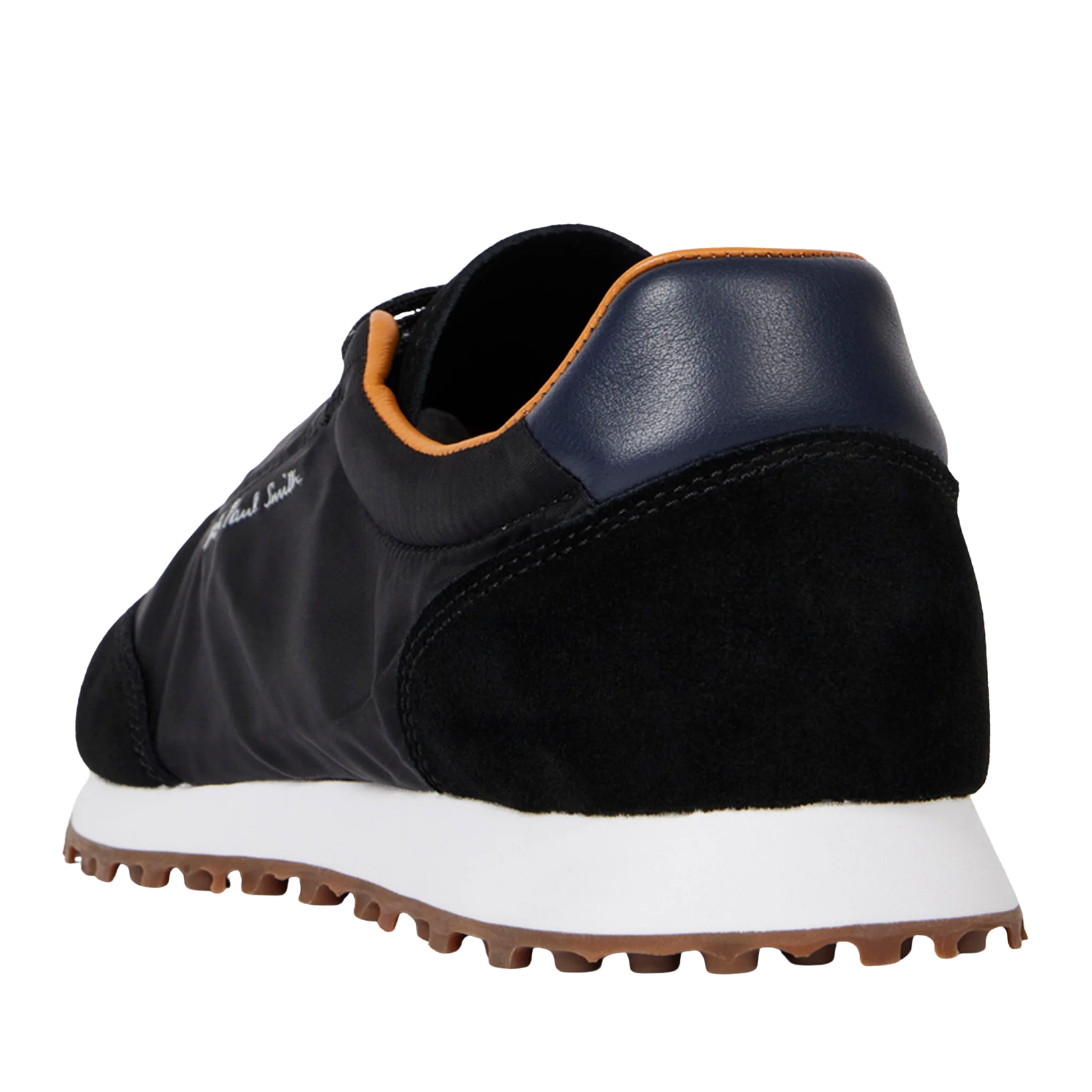 Mens Paul Smith Black Senso Nylon Mix Trainers - Image 3