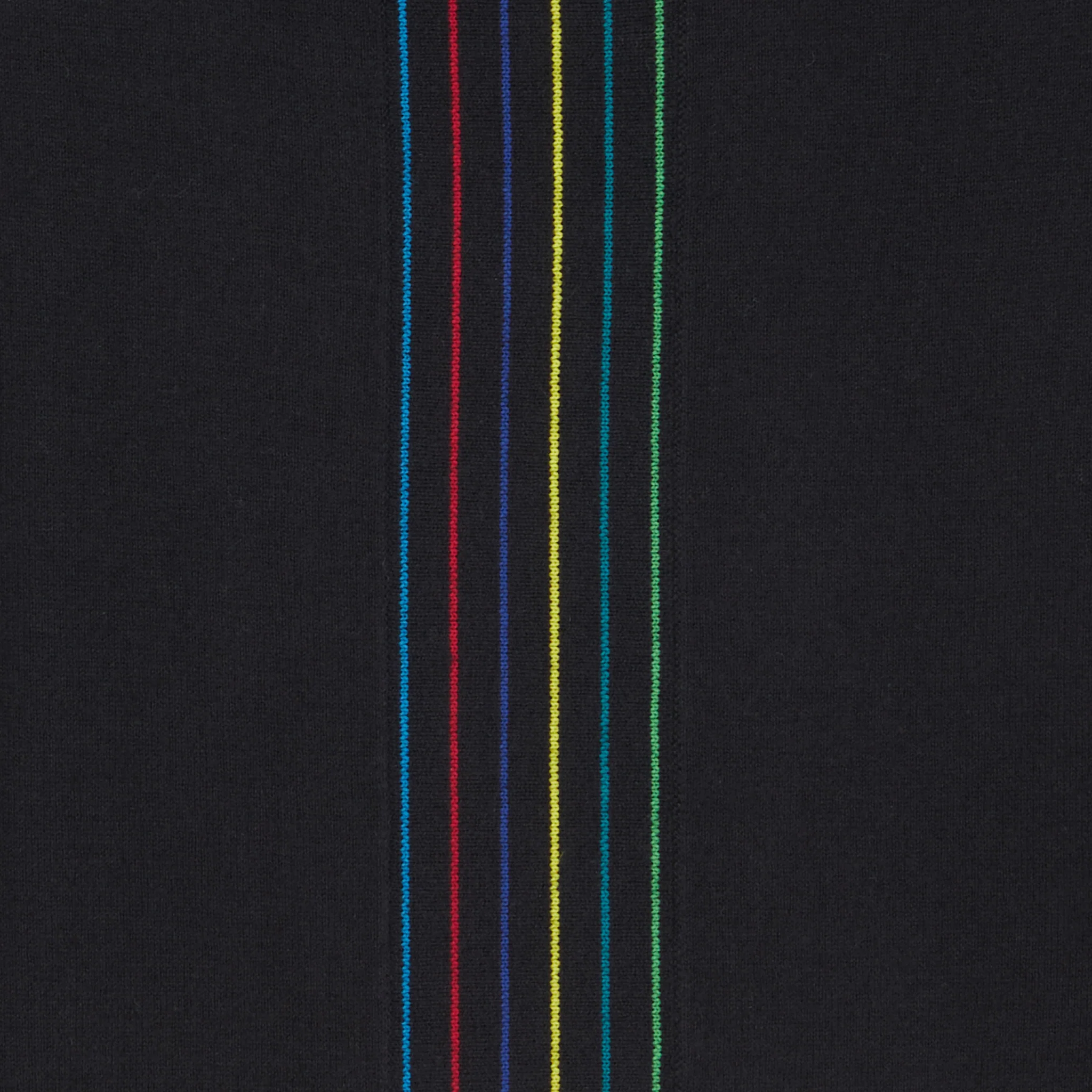 Mens Paul Smith Black Sports Stripe Half Zip Knit Jumper - Image 4