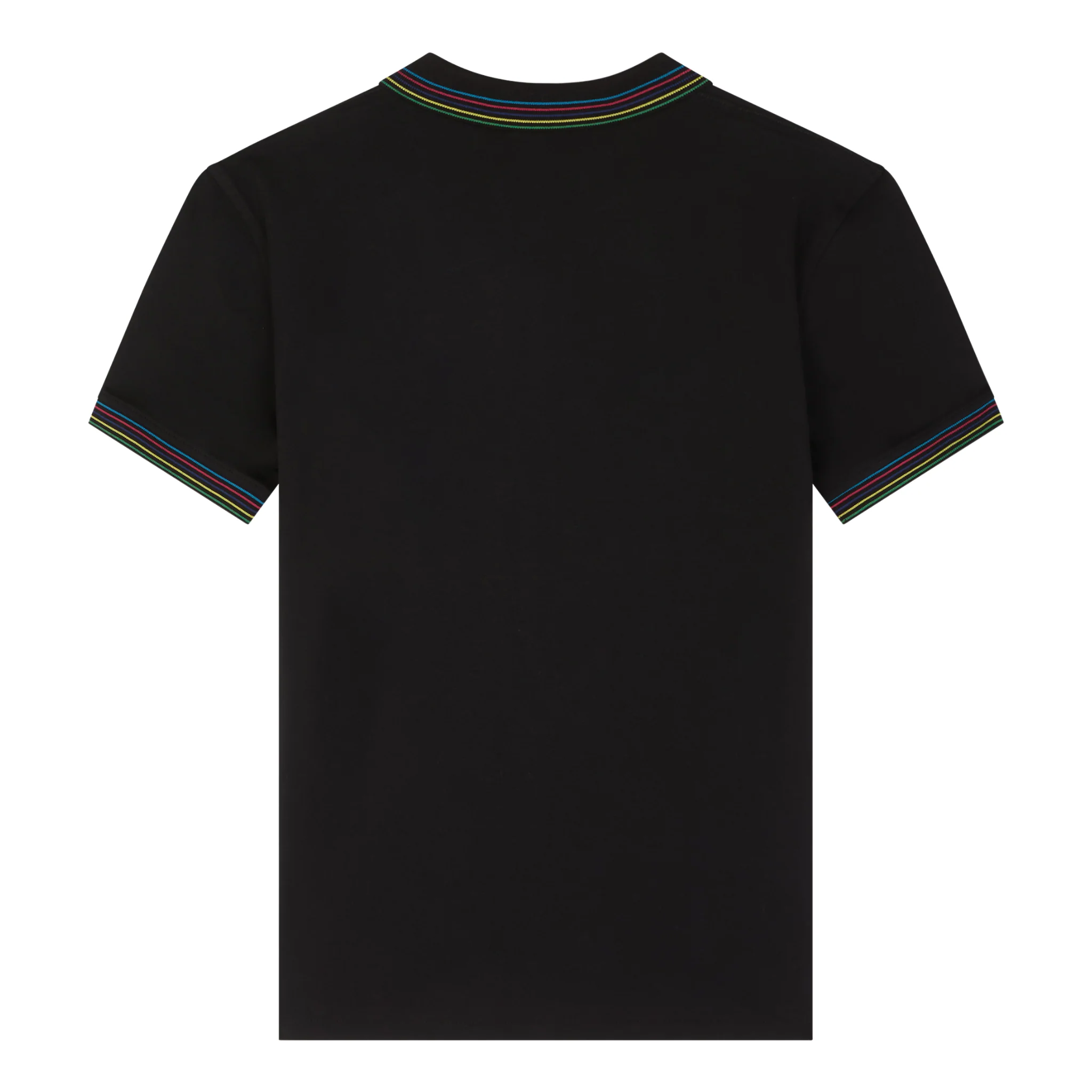 Mens Paul Smith Black Tipped Sports Stripe Reg Fit S/s Polo Shirt - Image 3