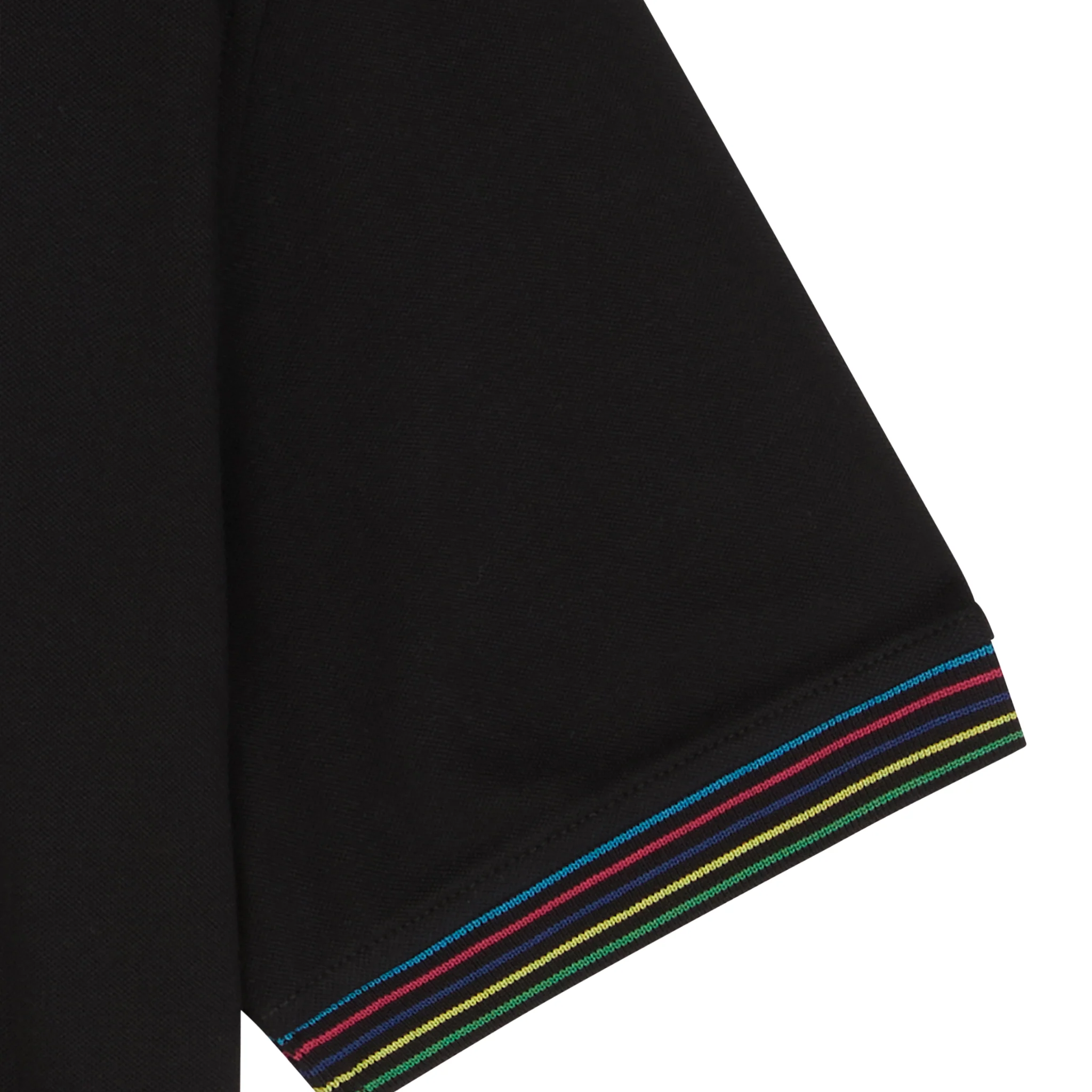 Mens Paul Smith Black Tipped Sports Stripe Reg Fit S/s Polo Shirt - Image 4