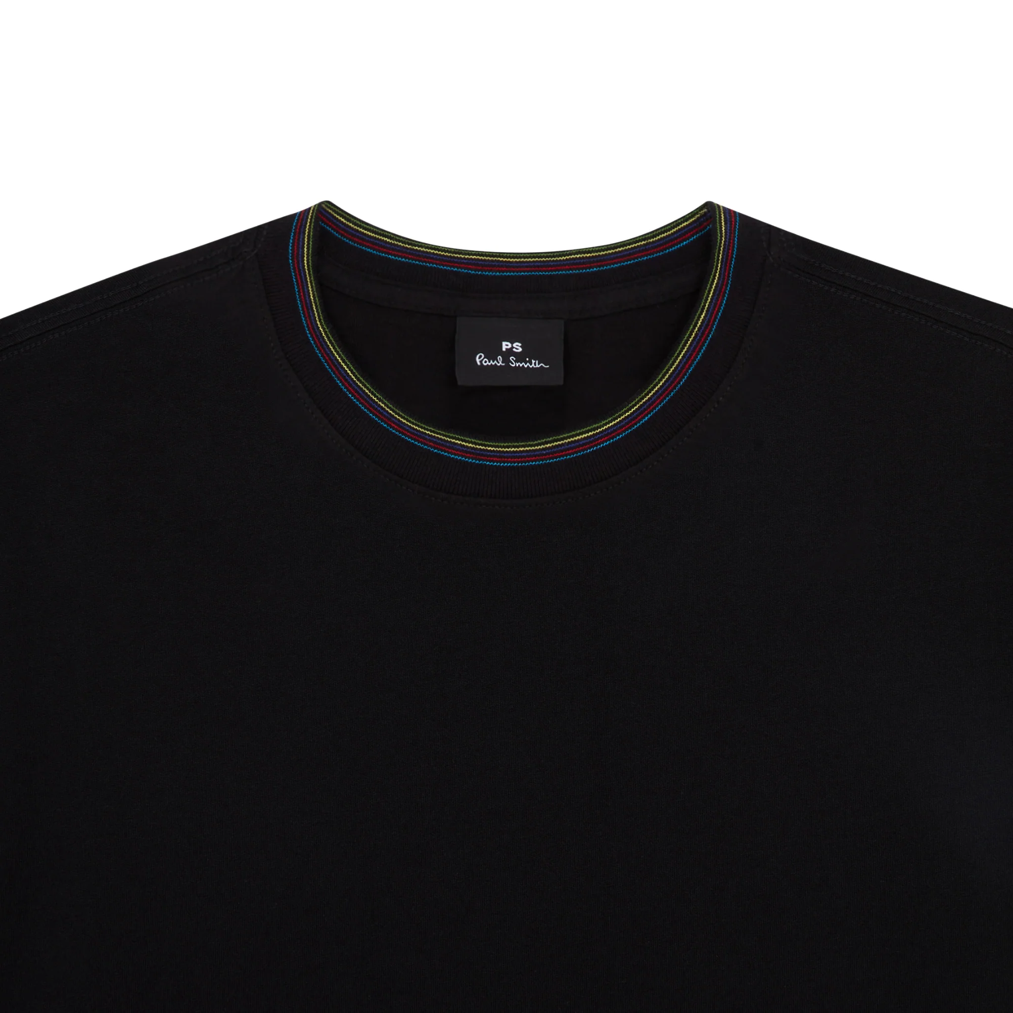 Mens Paul Smith Black Tipped Sports Stripe S/s T Shirt - Image 2
