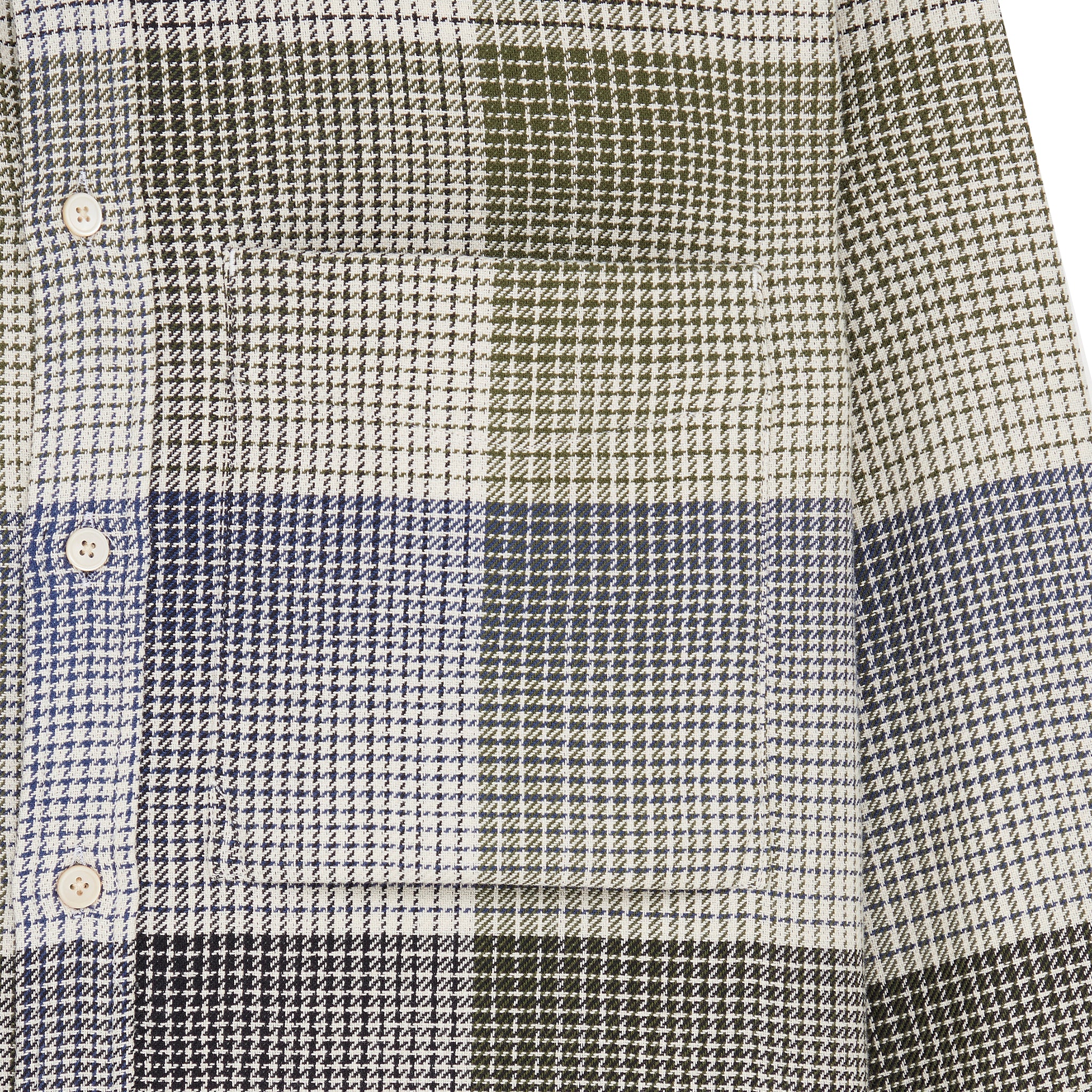 Mens Paul Smith Brown Natural Casual Check Overshirt - Image 3