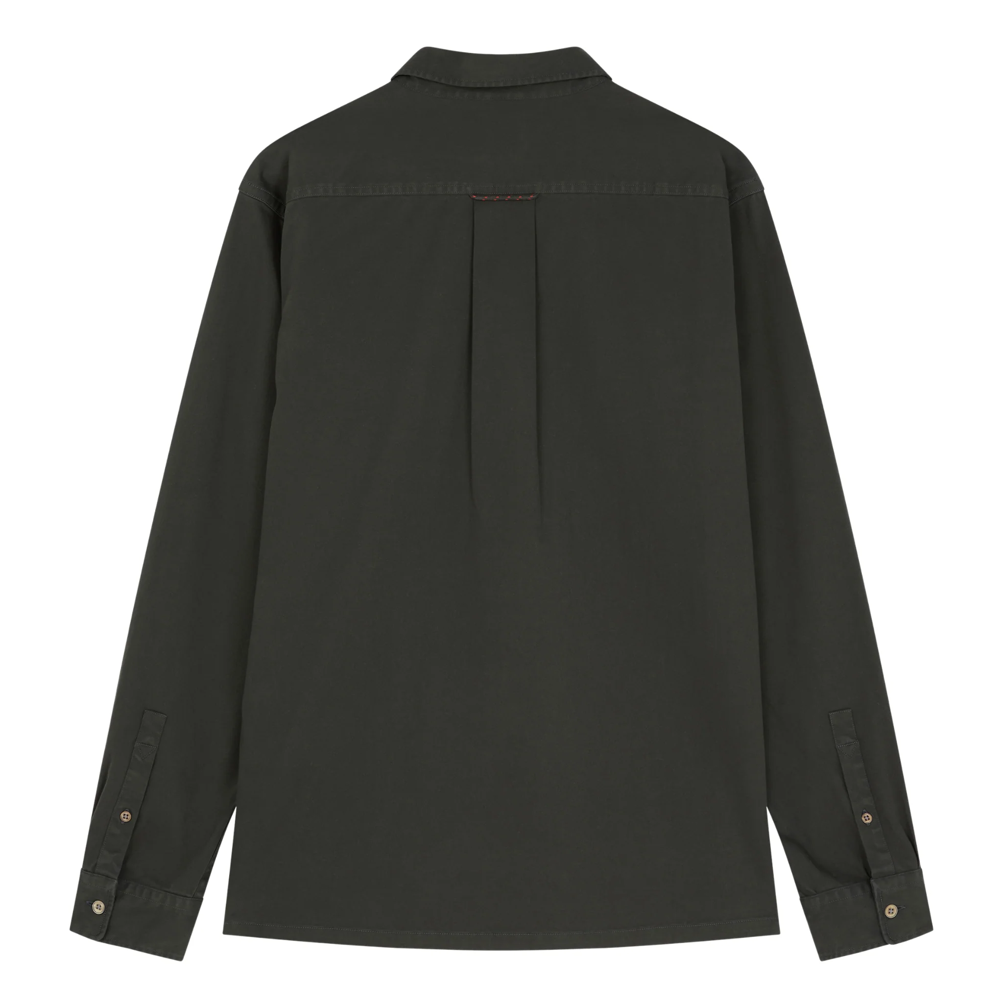 Mens Paul Smith Green Pocket Casual Fit L/s Shirt - Image 4