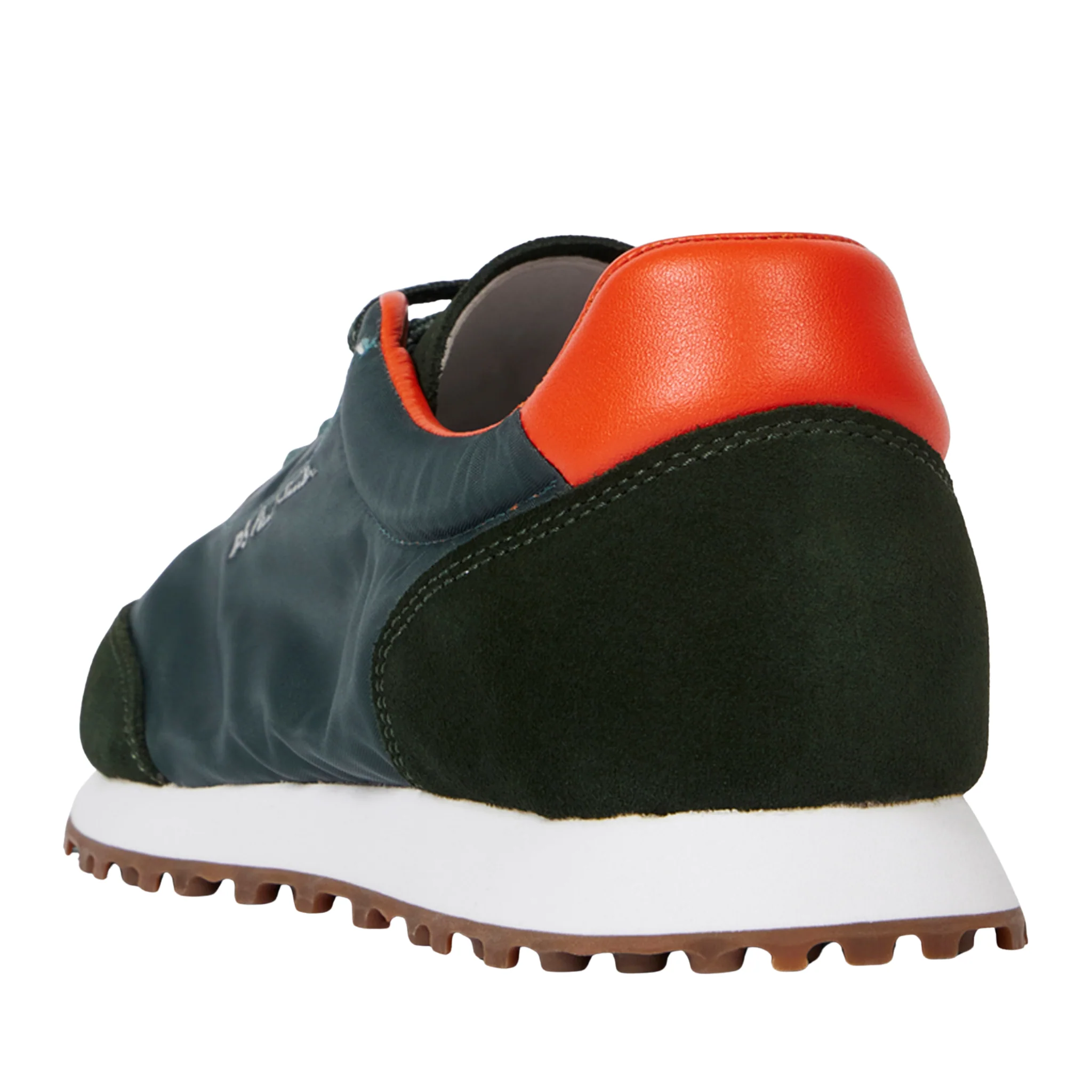 Mens Paul Smith Khaki Senso Nylon Mix Trainers - Image 3