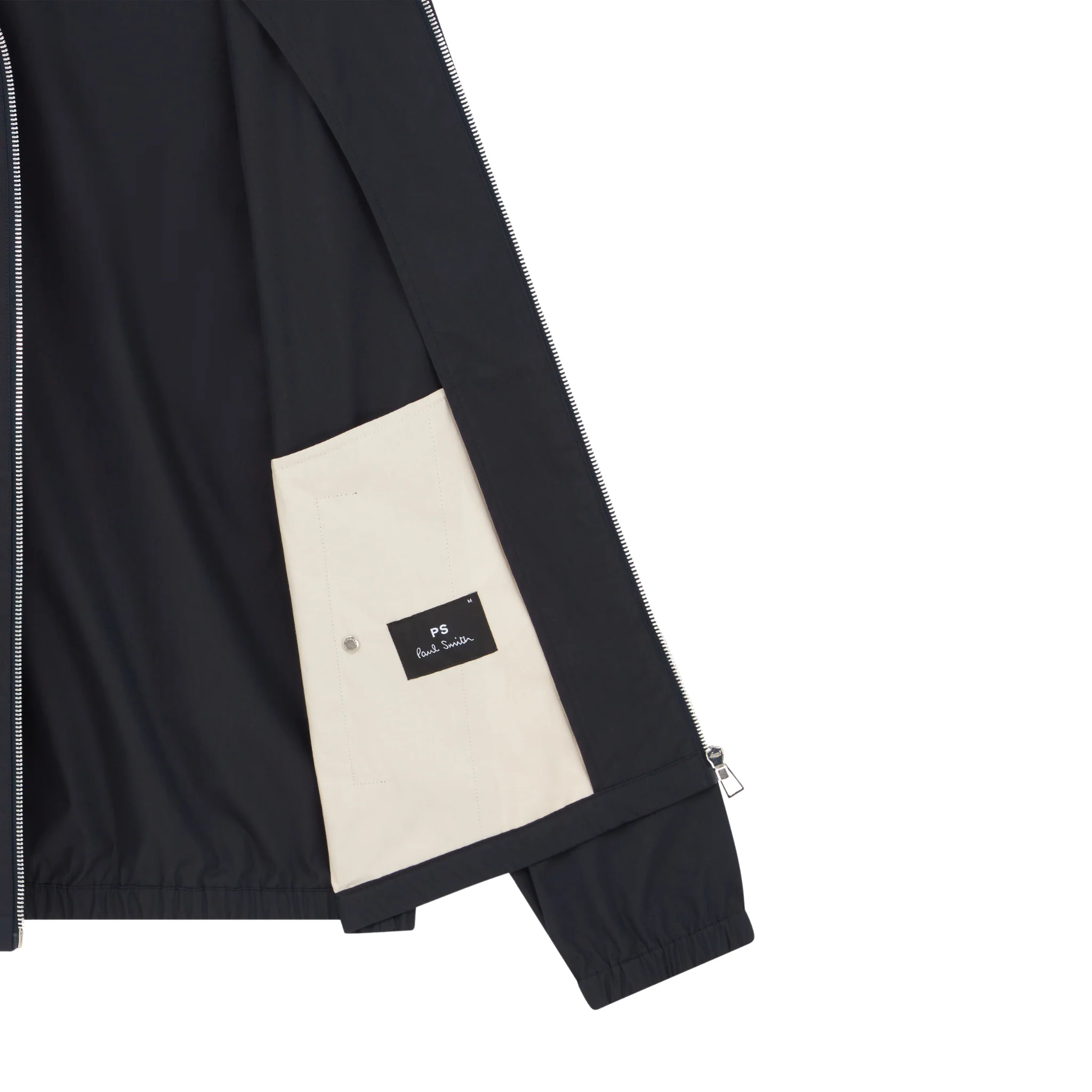 Mens Paul Smith Navy Coach Zip Jacket - Image 4