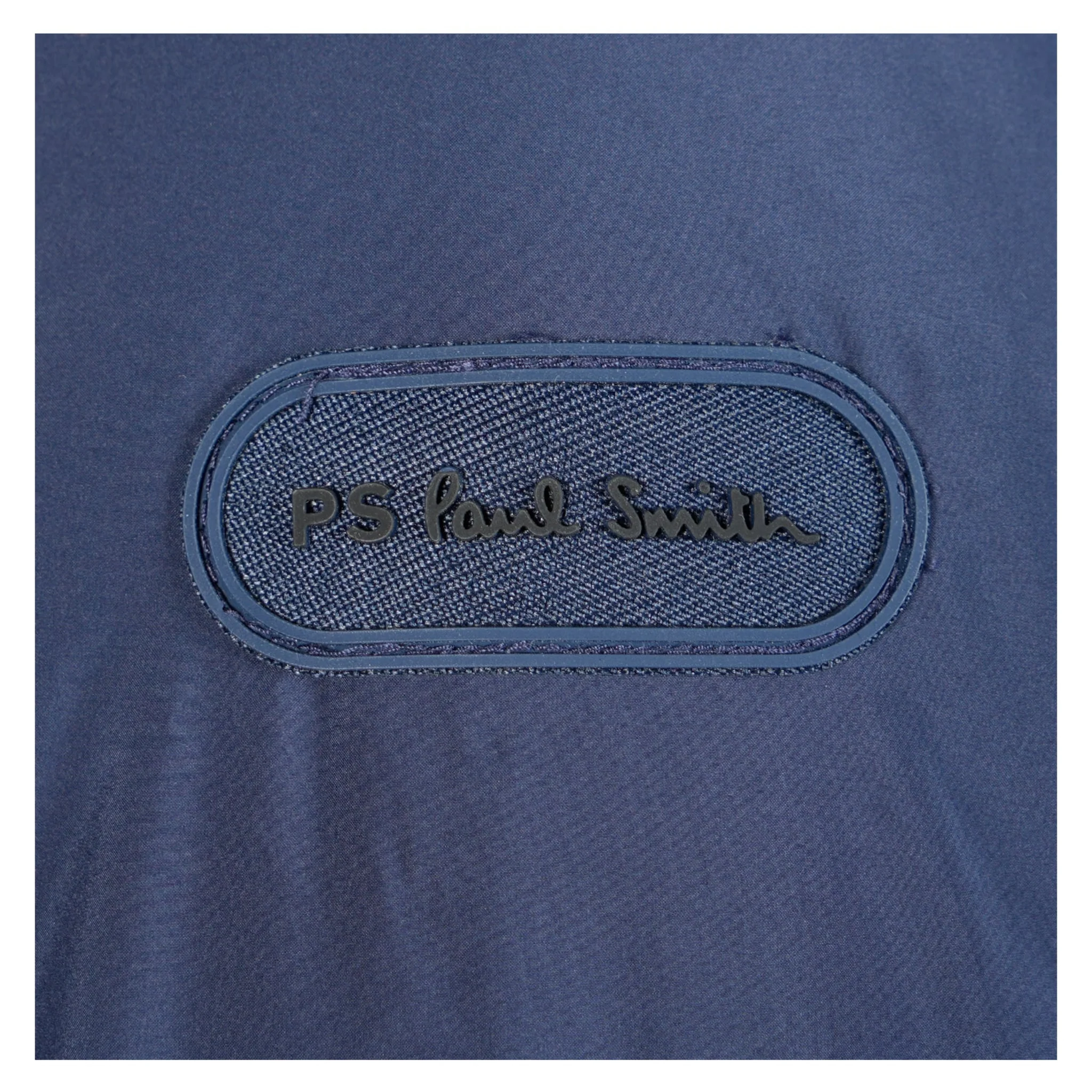 Mens Paul Smith Navy Fibre Down Parka - Image 3