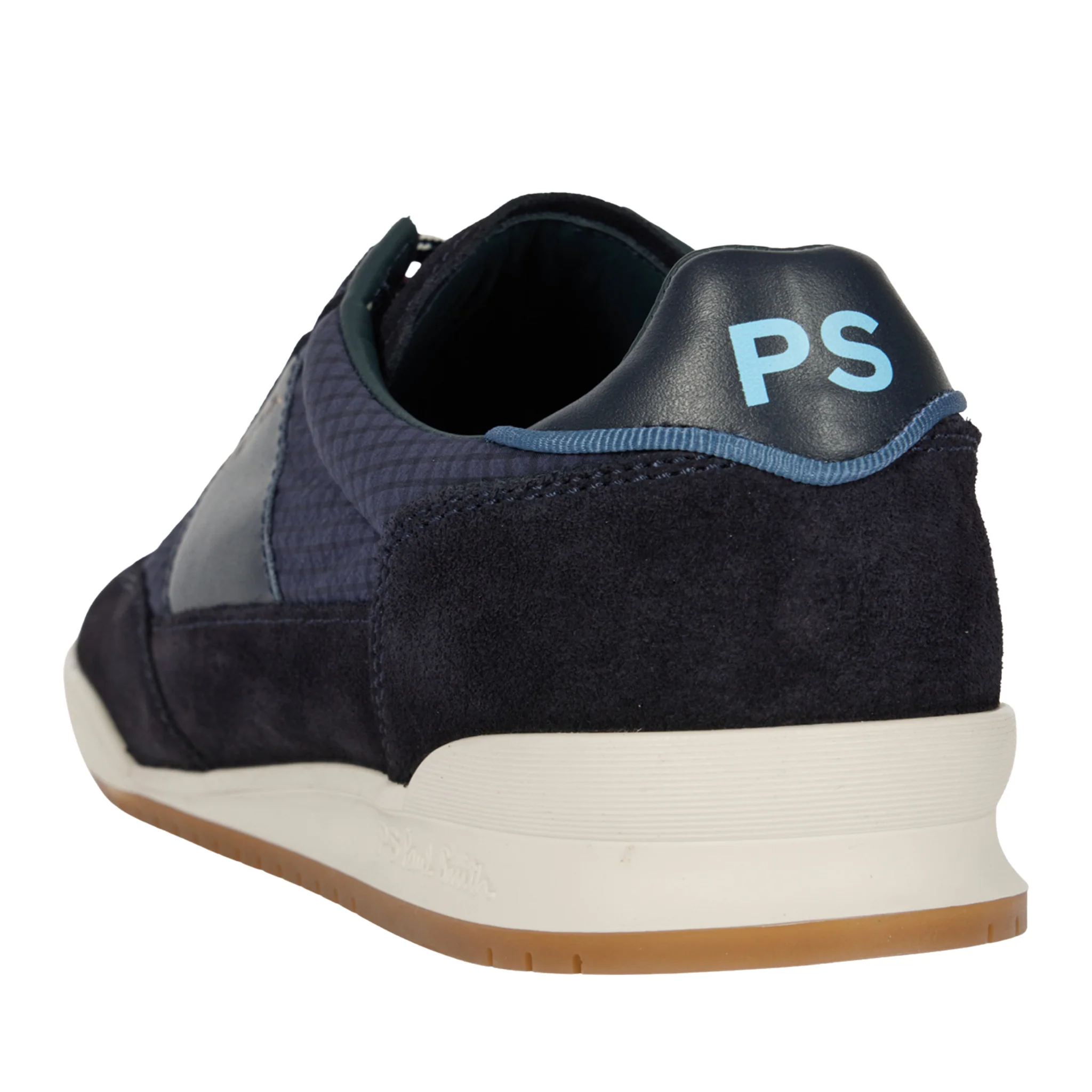 Mens Paul Smith Navy Nylon Mix Dover Trainers - Image 5